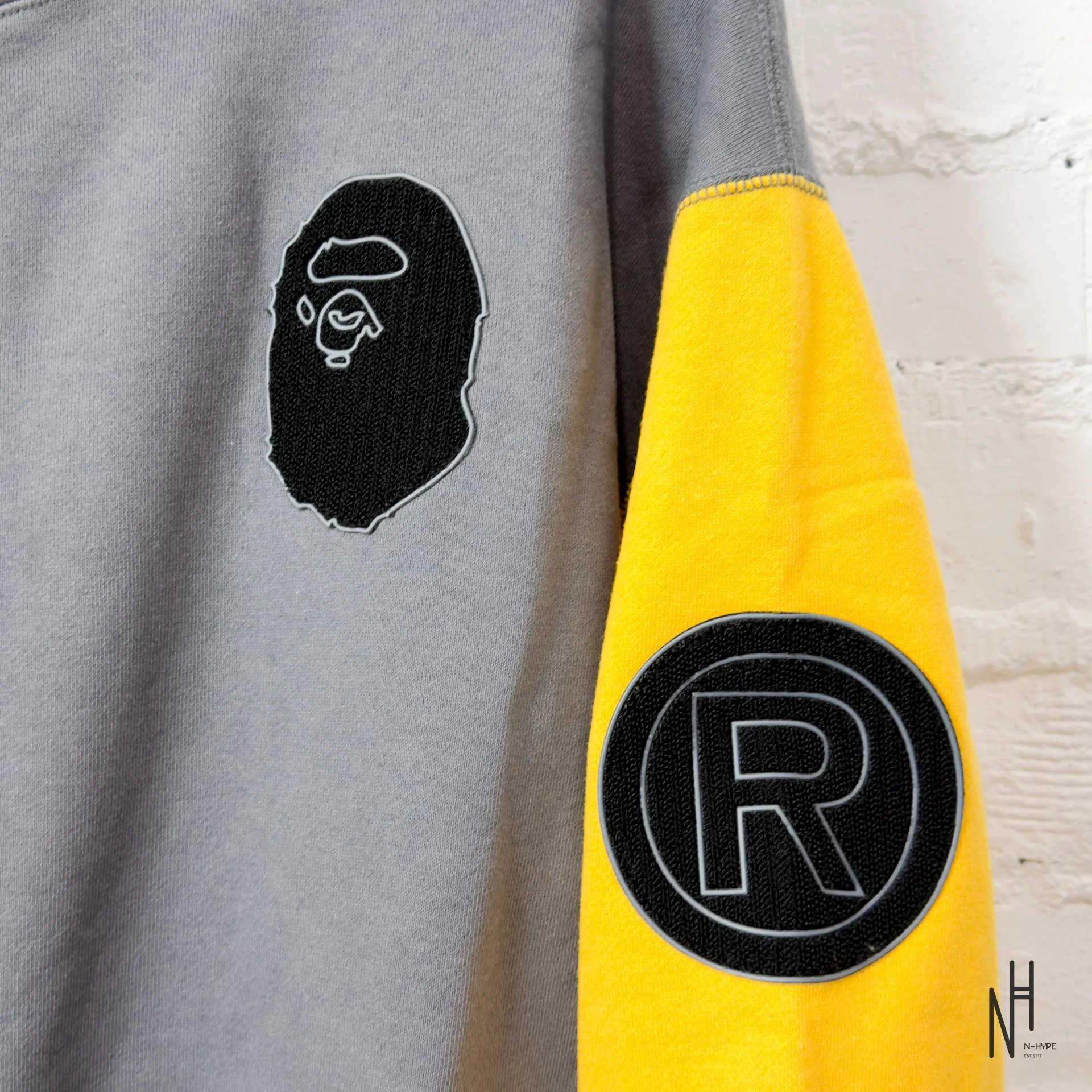 BAPE Shark Full Zip Malaysia Hoodie Gray - Image 3