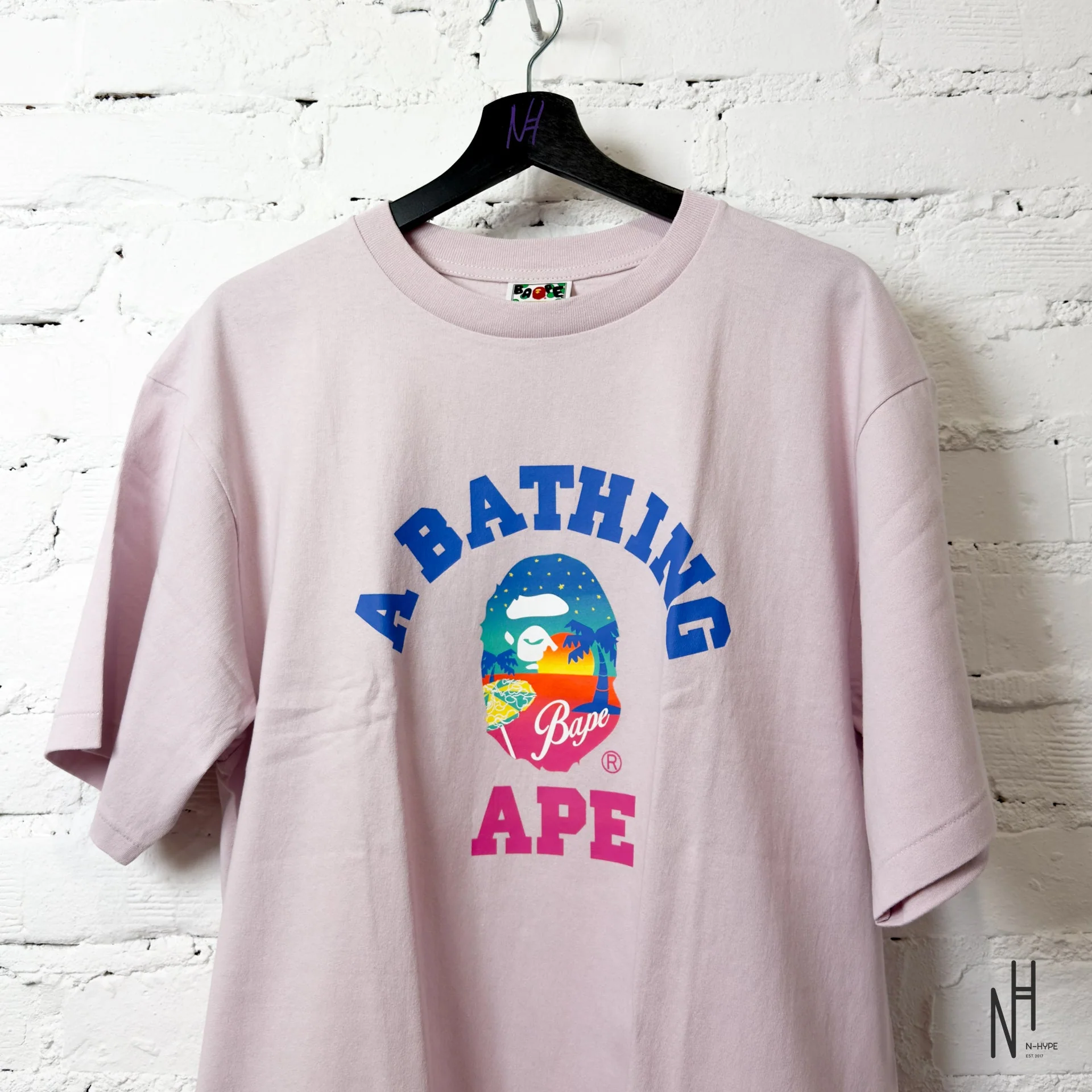 BAPE Sunset Beach Tee Purple - Image 3