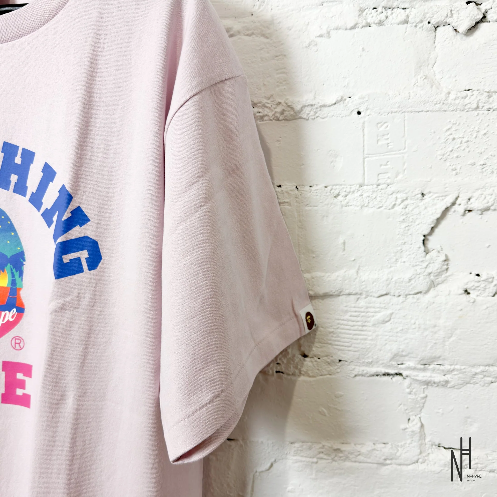 BAPE Sunset Beach Tee Purple - Image 4