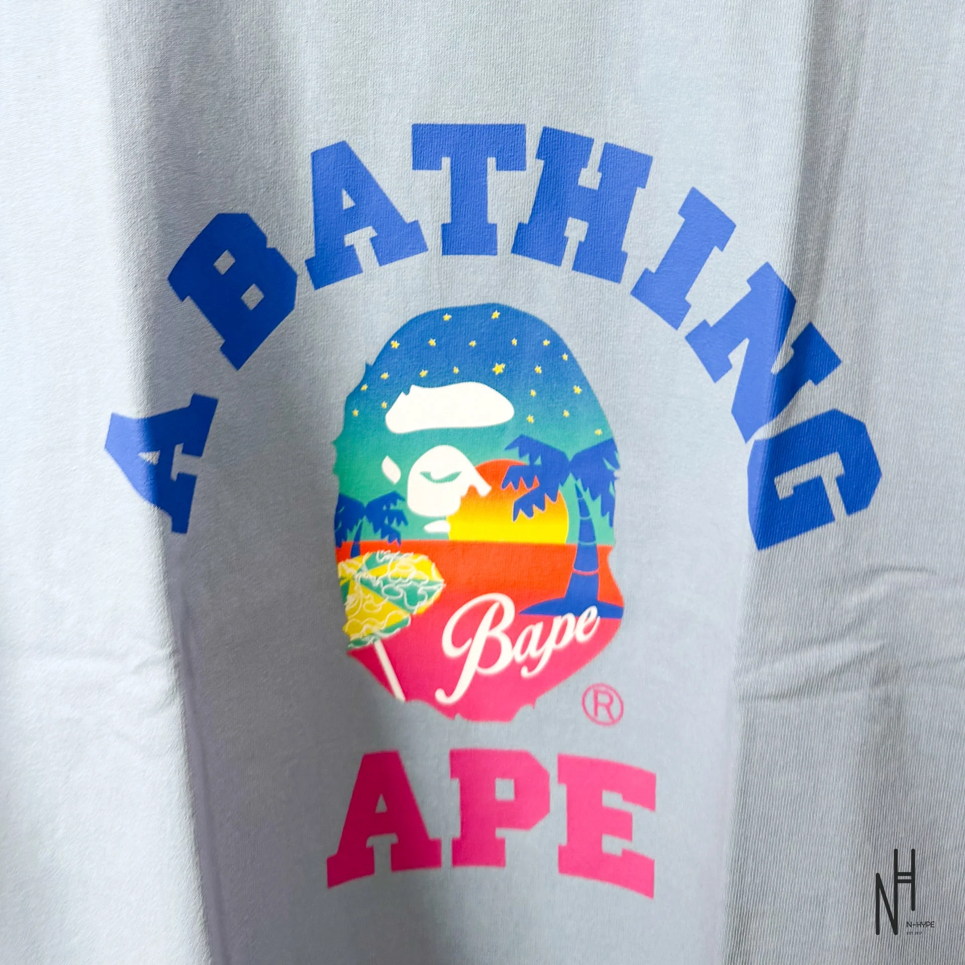 BAPE Sunset Beach Tee Sax - Image 2
