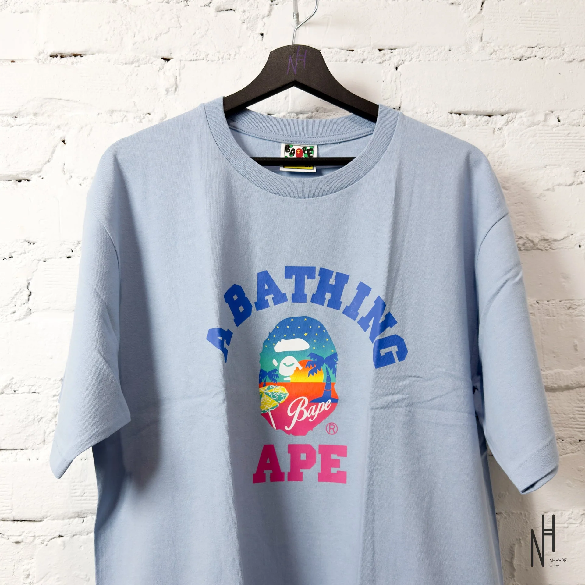 BAPE Sunset Beach Tee Sax - Image 3