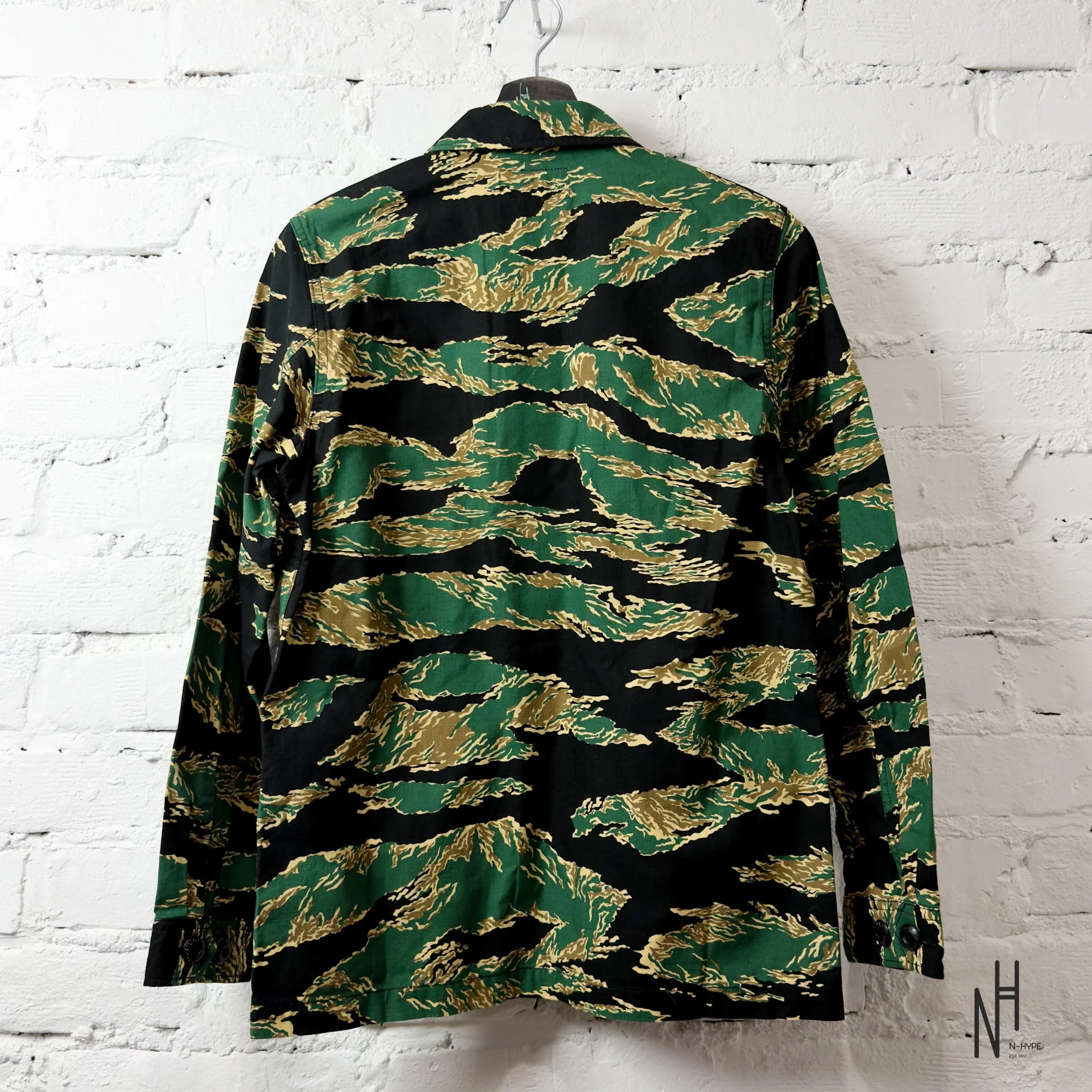 BAPE Tiger Camo Shirt Military Green - Image 4