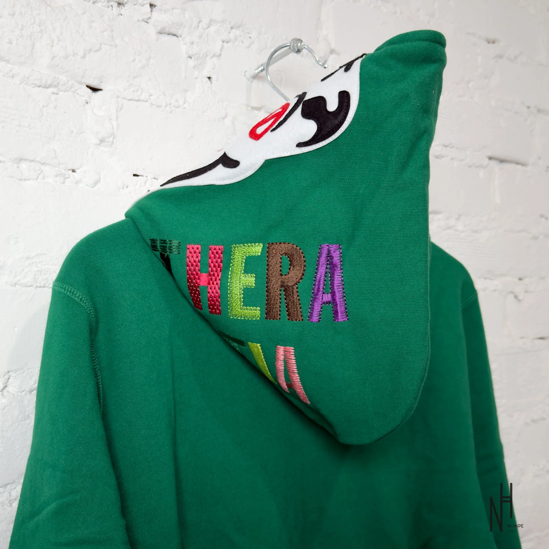 BAPE Tiger Full Zip Hoodie (FW23) Green - Image 5