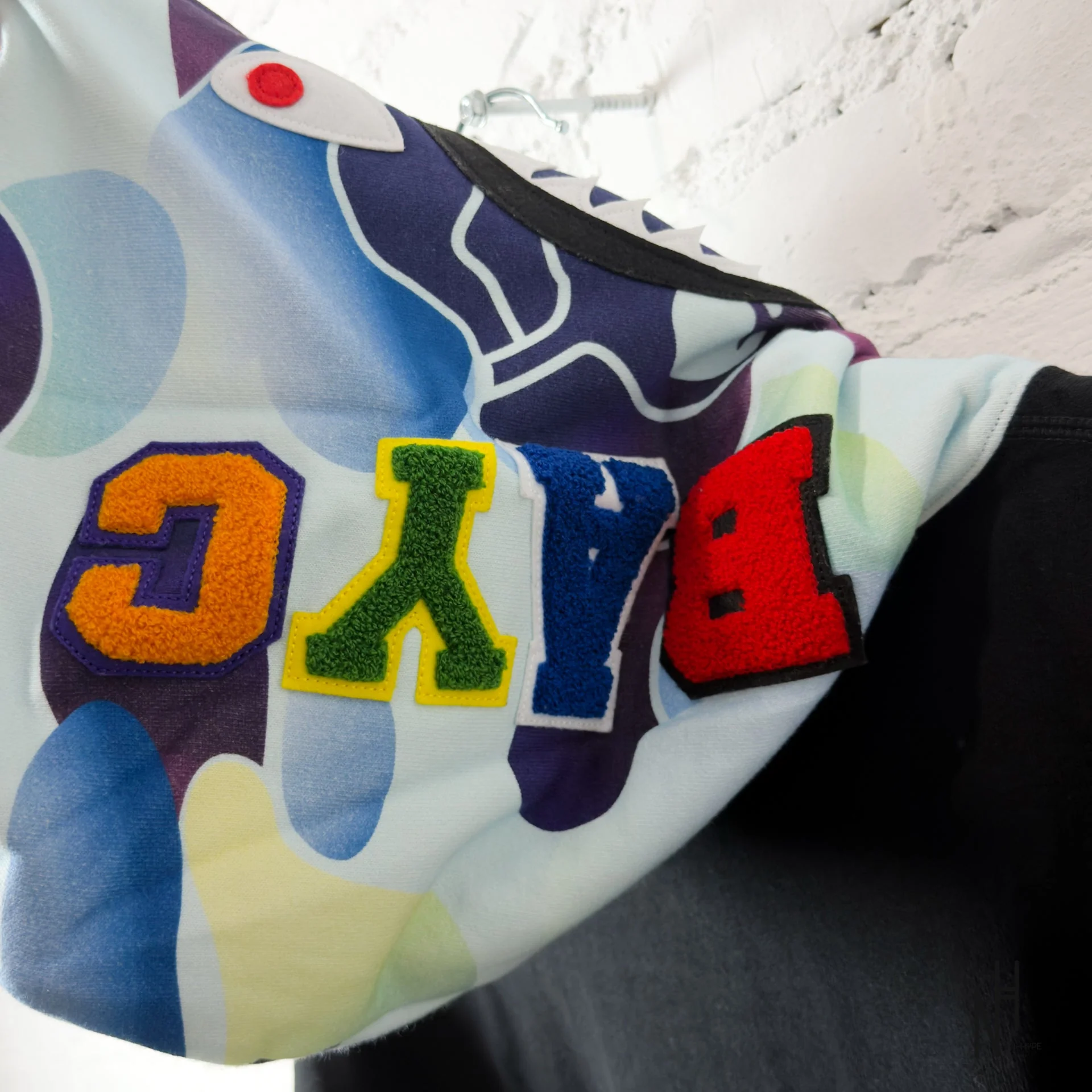 BAPE x BAYC Shark Full Zip Hoodie Hooded Zip-Up Black - Image 6
