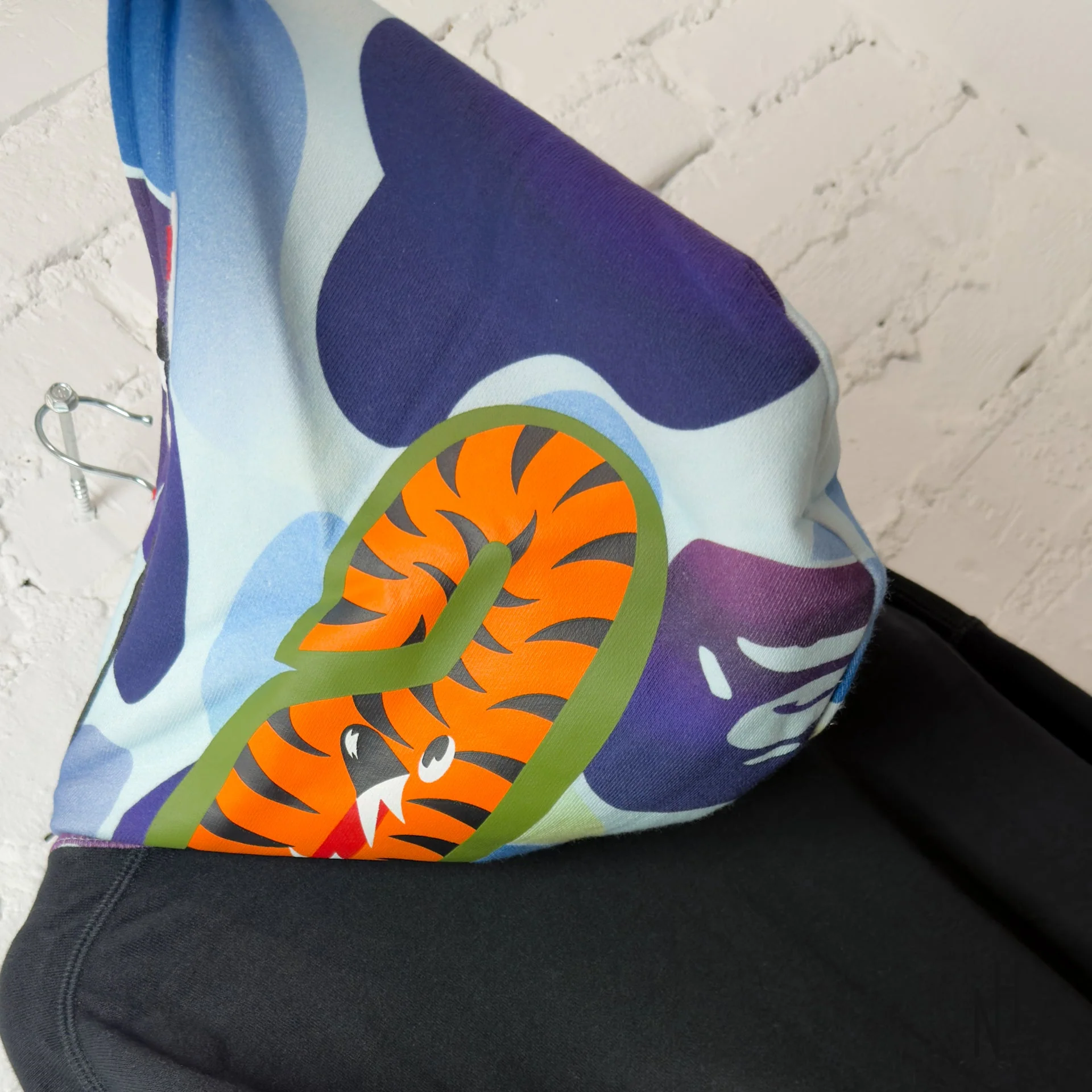 BAPE x BAYC Shark Full Zip Hoodie Hooded Zip-Up Black - Image 7