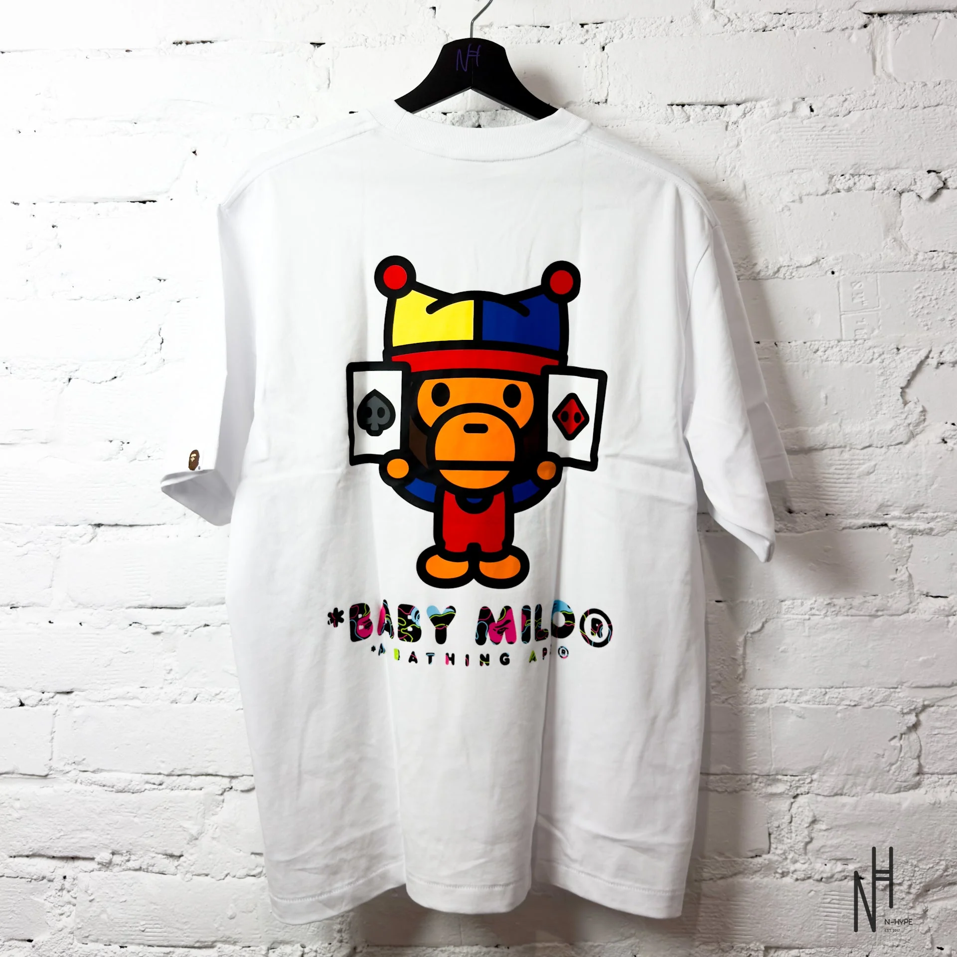 Bape x ComplexCon Baby Milo Joker White Tee - Image 4