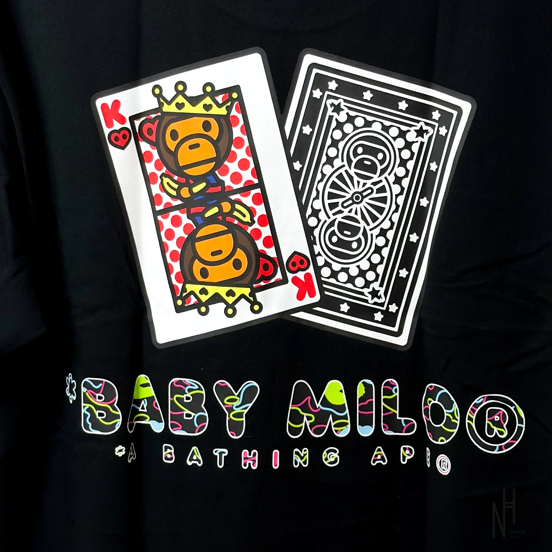 Bape x ComplexCon Baby Milo Las Vegas Black Tee - Image 4