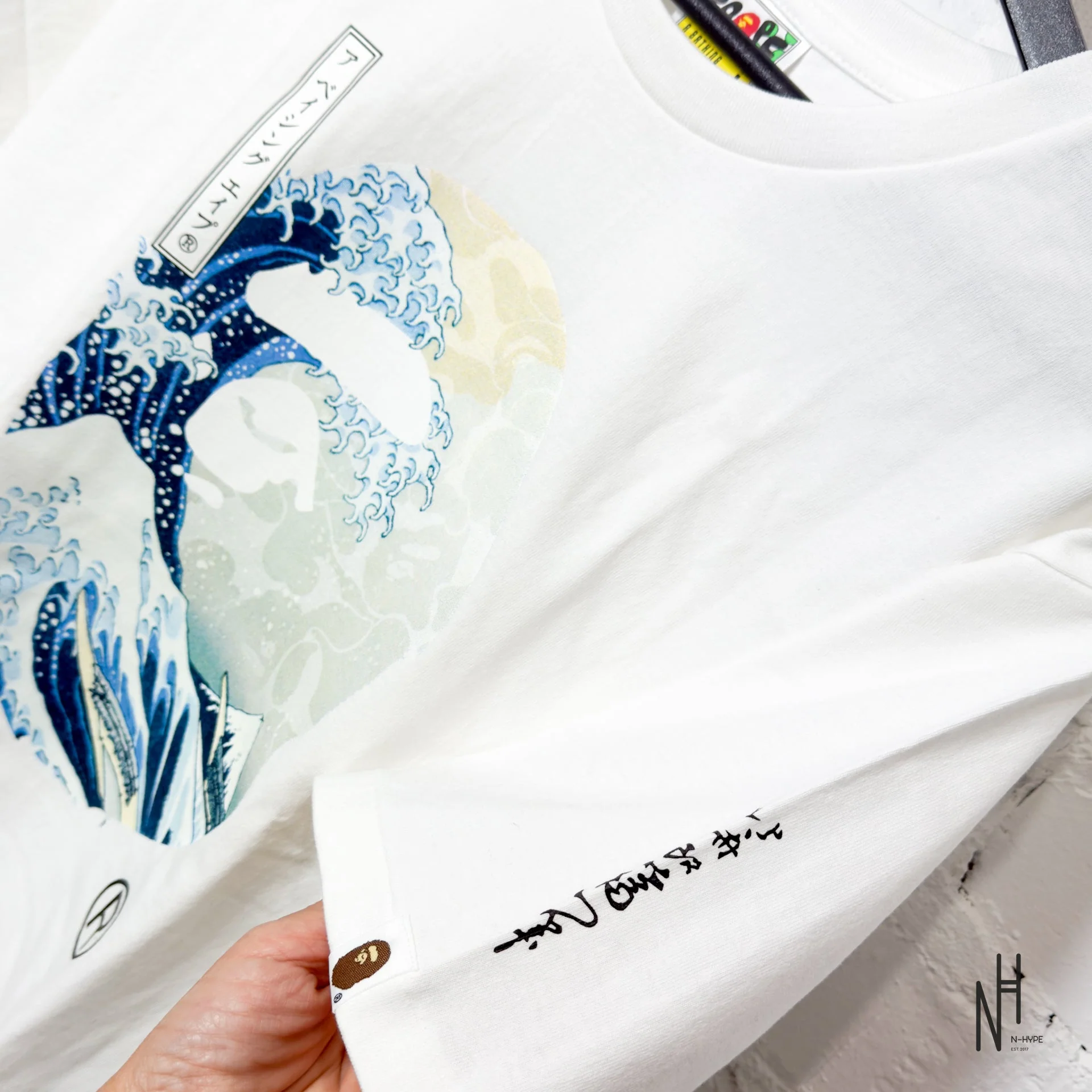 BAPE x UKIYO-E White Tee - Image 3