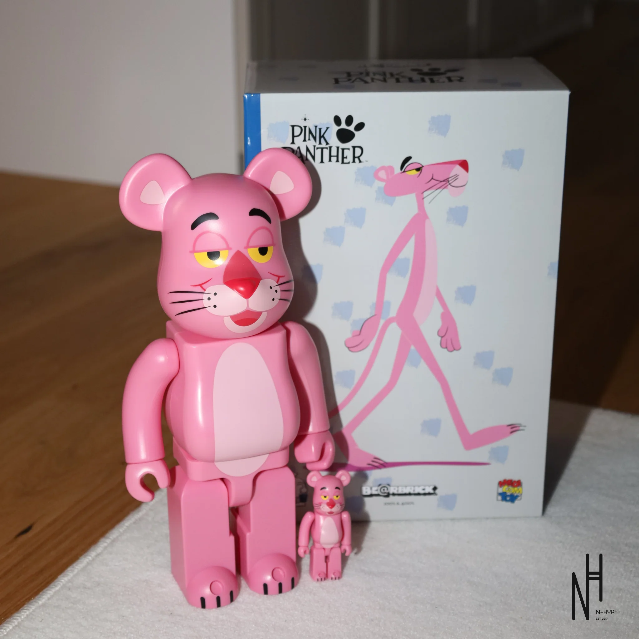 Bearbrick Pink Panther 100% & 400% Set - Image 3
