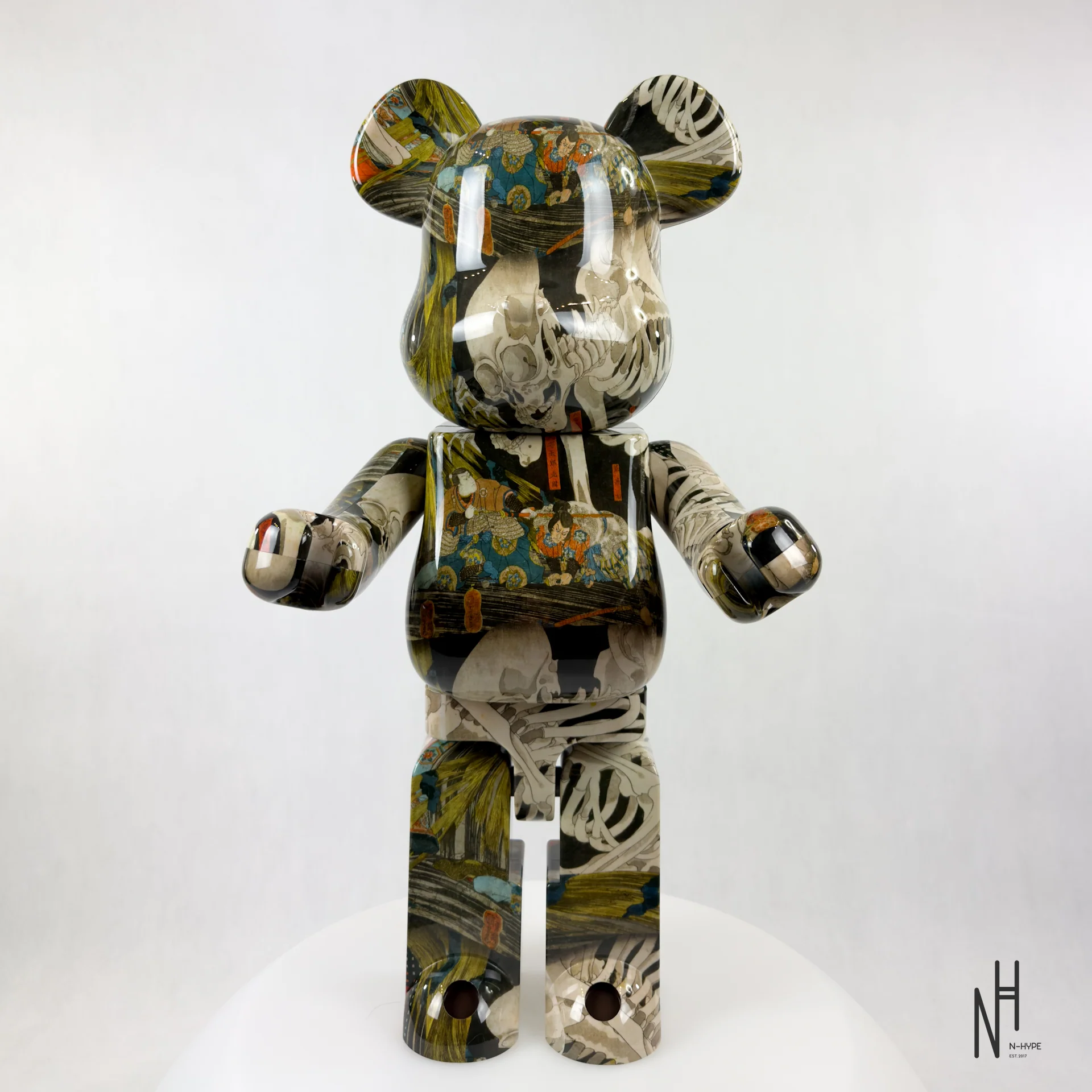 Bearbrick Utagawa Kuniyoshi (The Haunted Old Palace at Soma) 1000%
