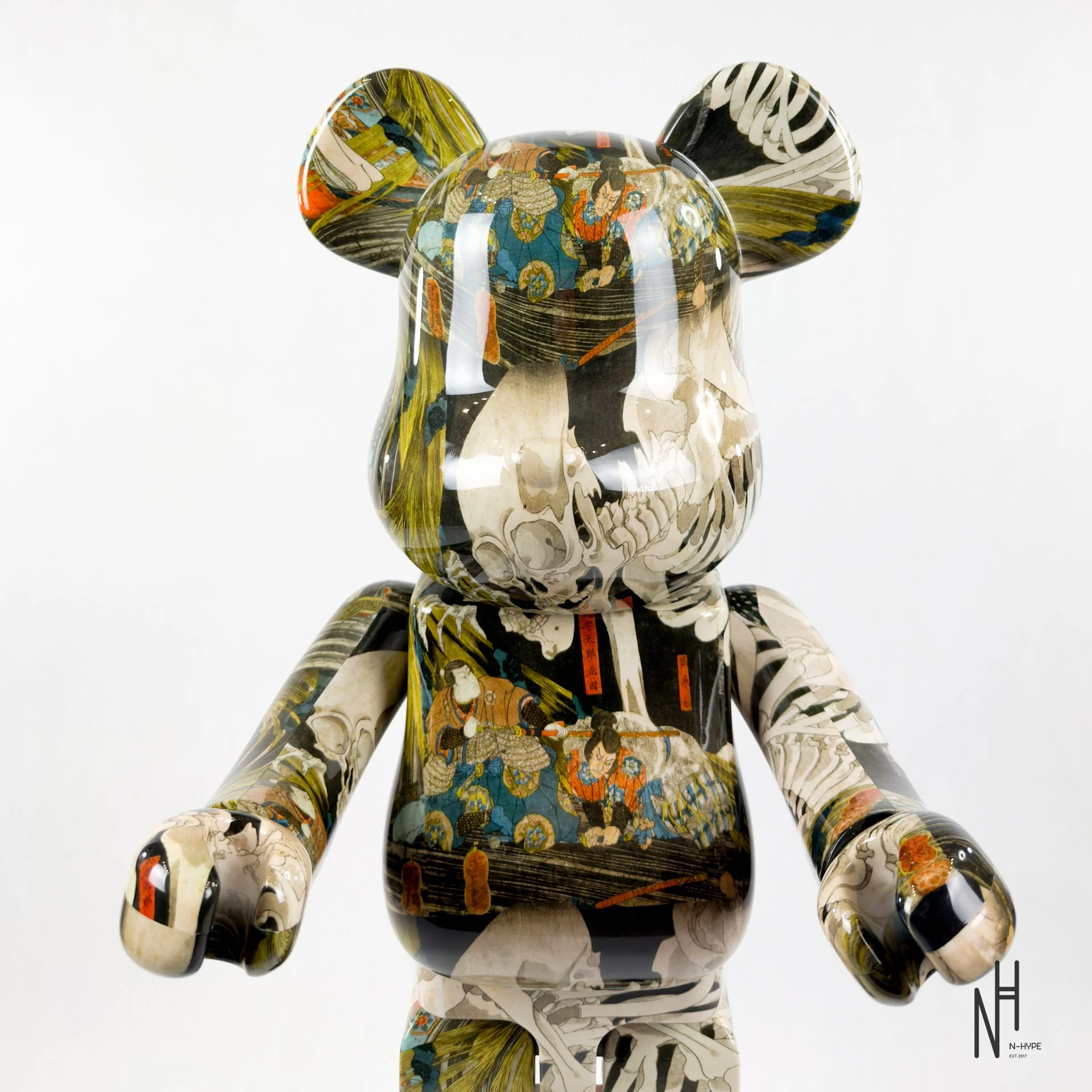 Bearbrick Utagawa Kuniyoshi (The Haunted Old Palace at Soma) 1000% - Image 6