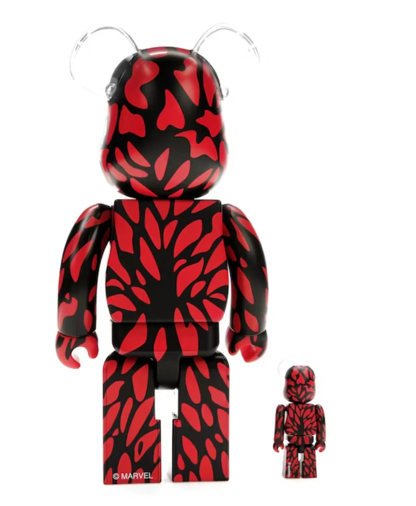 Bearbrick x Marvel Carnage 100% & 400% Set - Image 2
