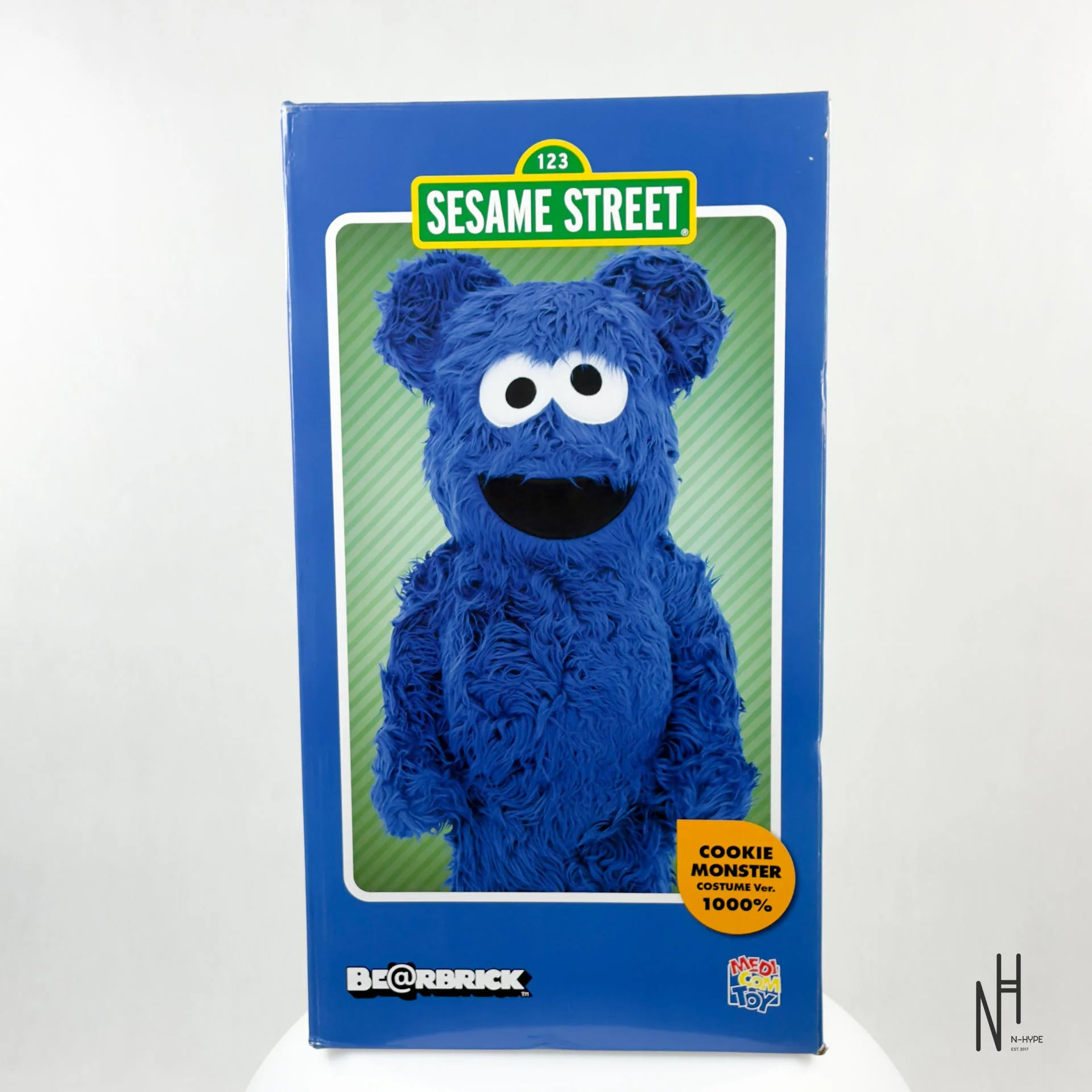 Bearbrick x Sesame Street Cookie Monster Costume Ver. 1000% - Image 8