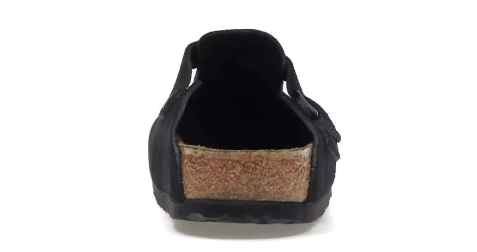 Birkenstock Boston Soft Footbed Suede Black - Image 3
