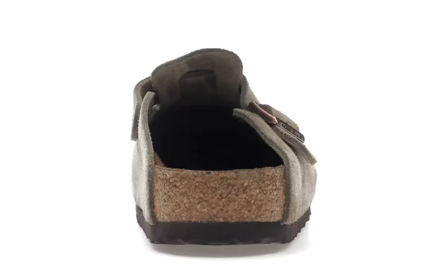 Birkenstock Boston Soft Footbed Suede Taupe - Image 3