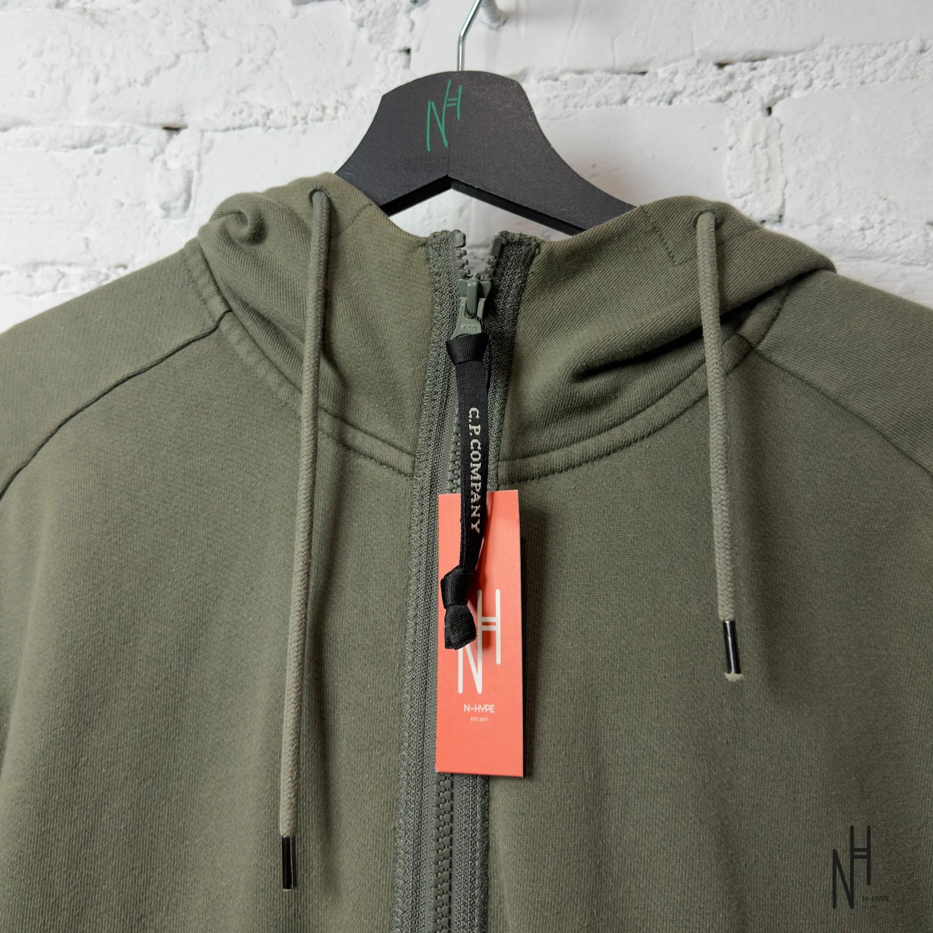 C.P. Company ZIP-HOODIE Green - Image 2