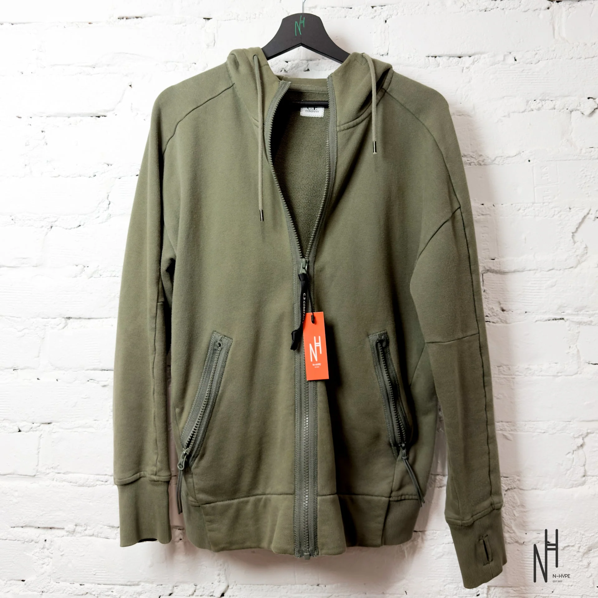C.P. Company ZIP-HOODIE Green - Image 4
