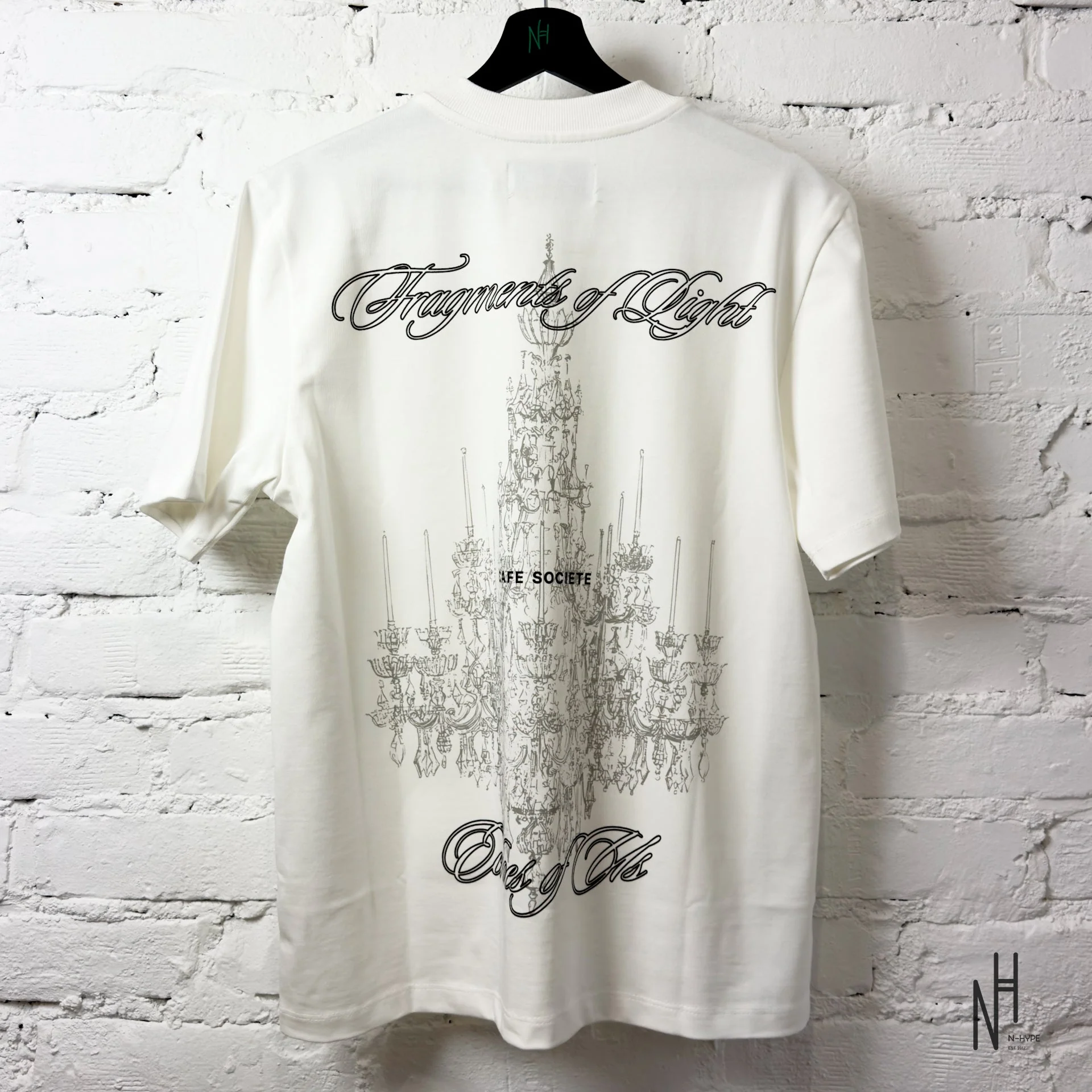 Cafe Societe T-shirt Chandalier (White) - Image 3