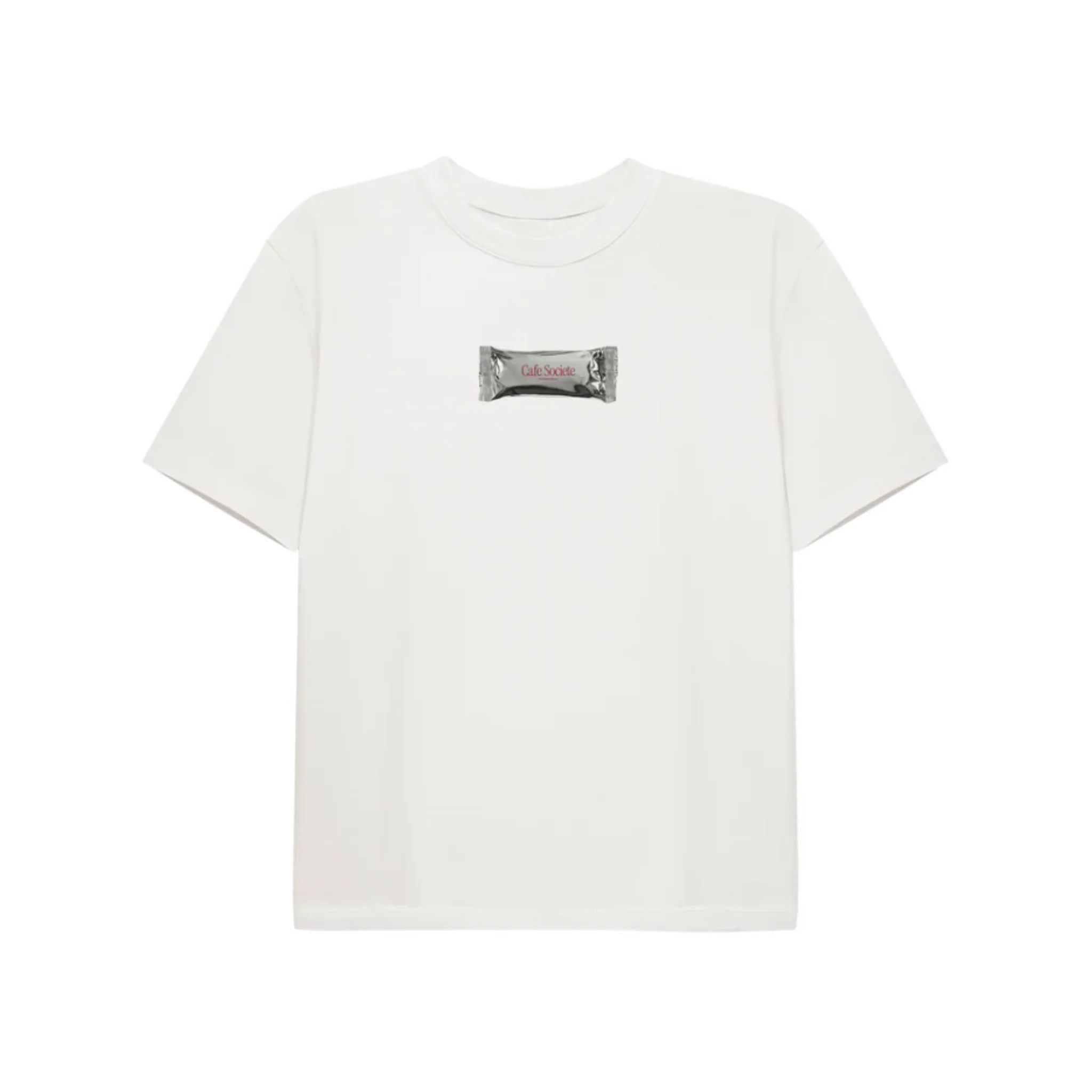 Cafe Societe T-shirt Ice Cream (White) - Image 2