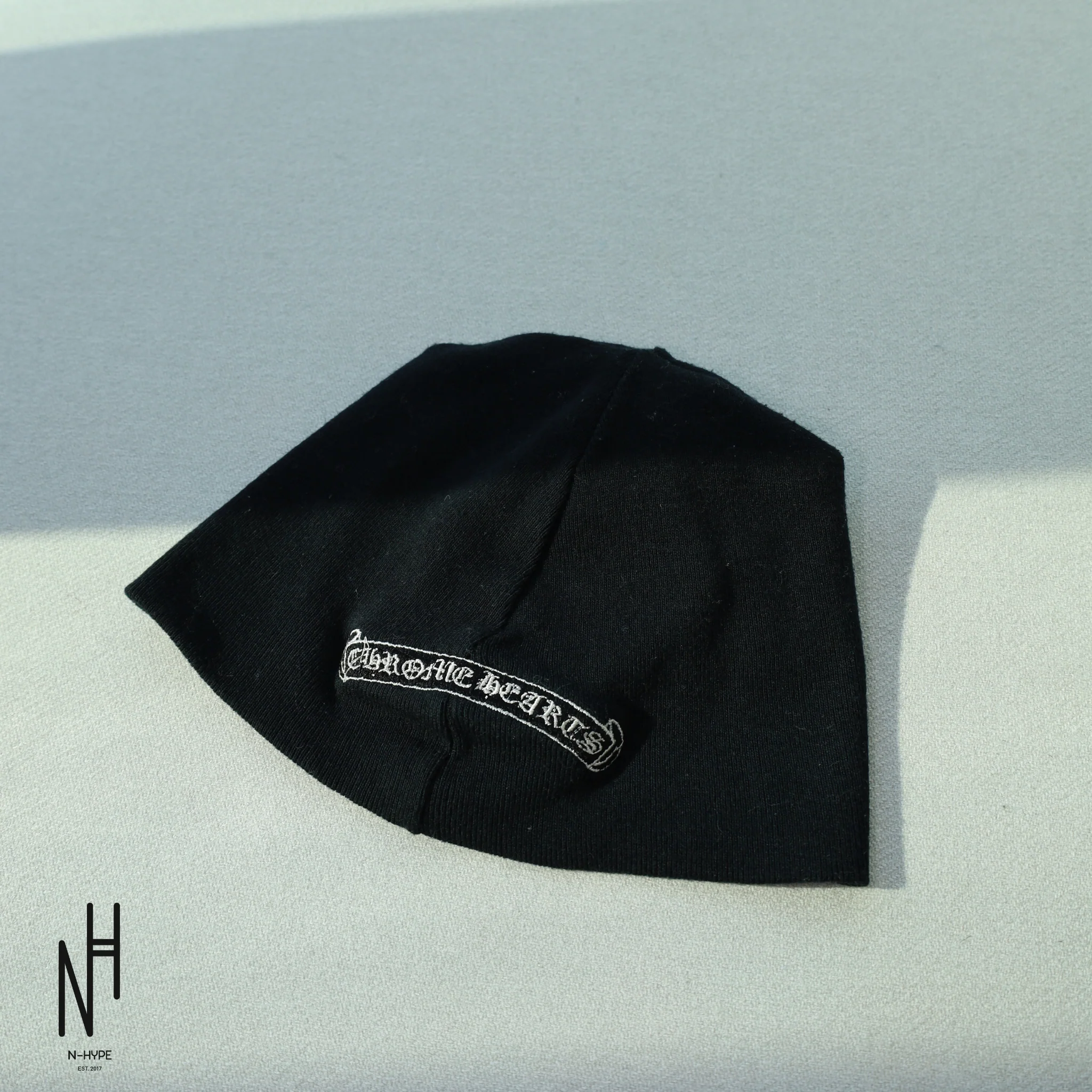 Chrome Hearts 90s BS Fleur Skull Beanie - Image 2