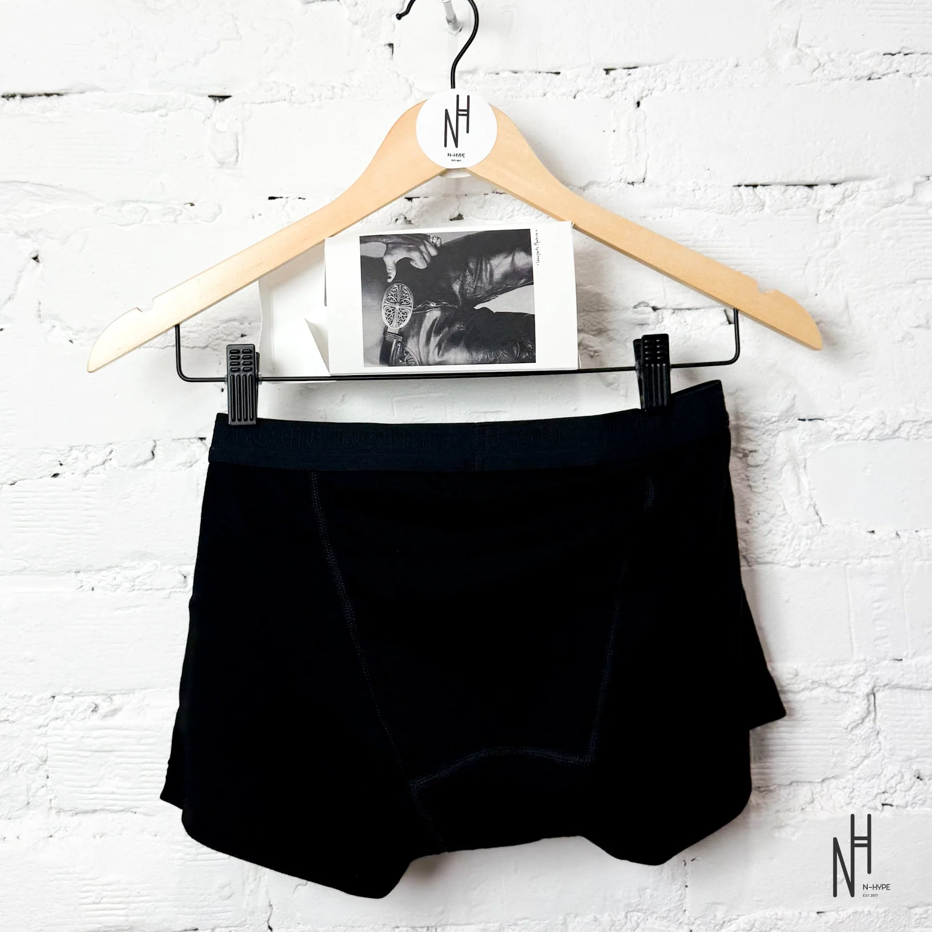 Chrome Hearts All Black Boxer Briefs / Short - Image 3