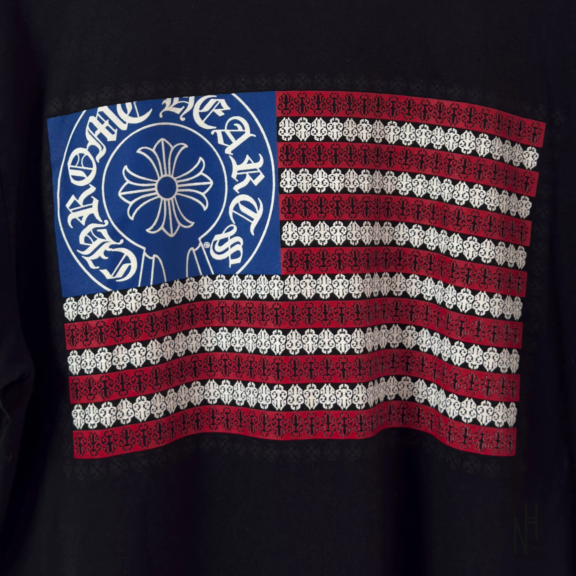 Chrome Hearts American Flag Dagger T-shirt - Image 4