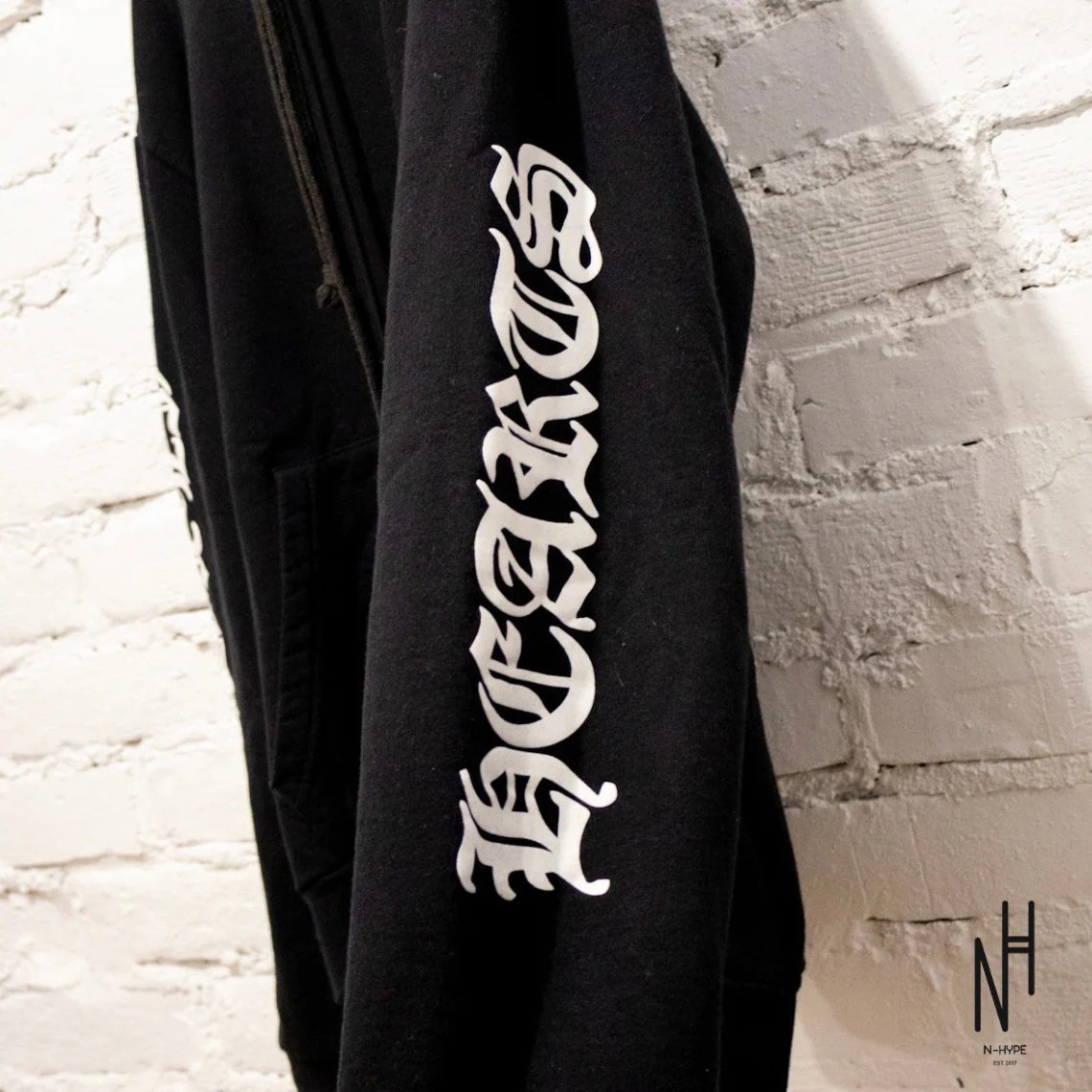 Chrome Hearts Cemetery Cross Hoodie Black - Image 3