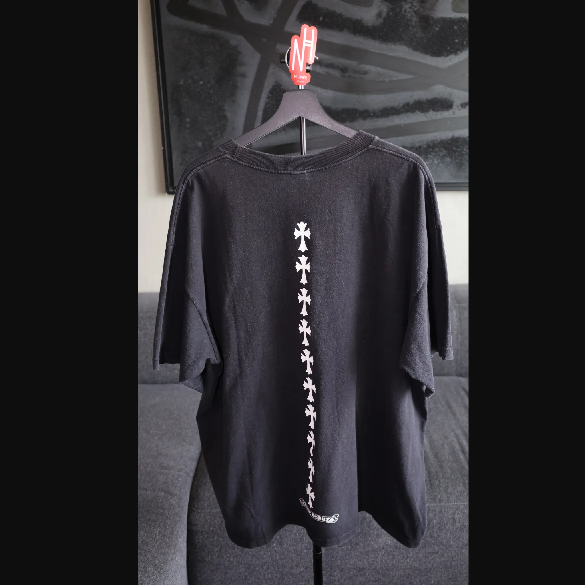 Chrome Hearts Cemetery Cross Logo Vintage Tee - Image 2