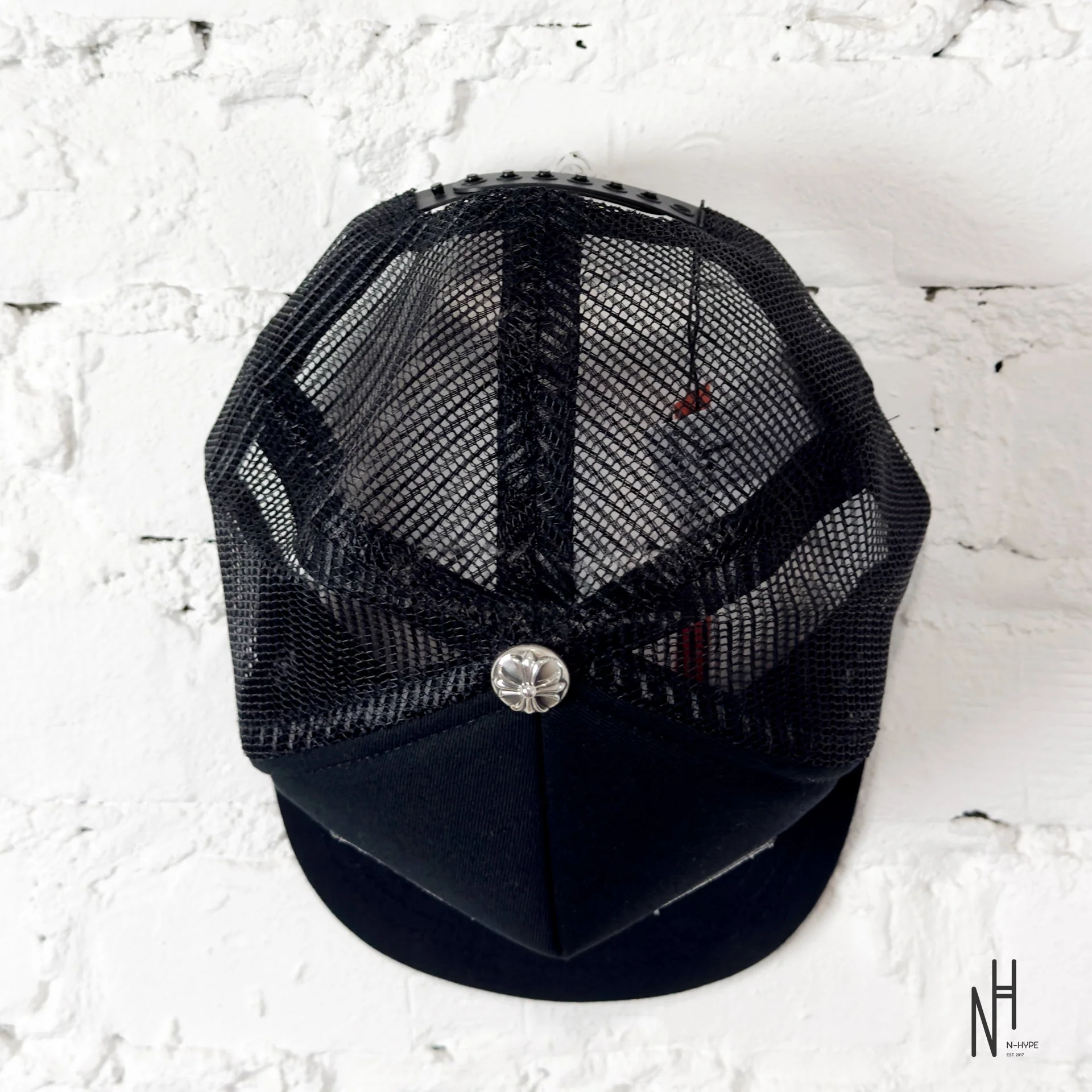 Chrome Hearts CH Honolulu Trucker Hat Black / Black - Image 2