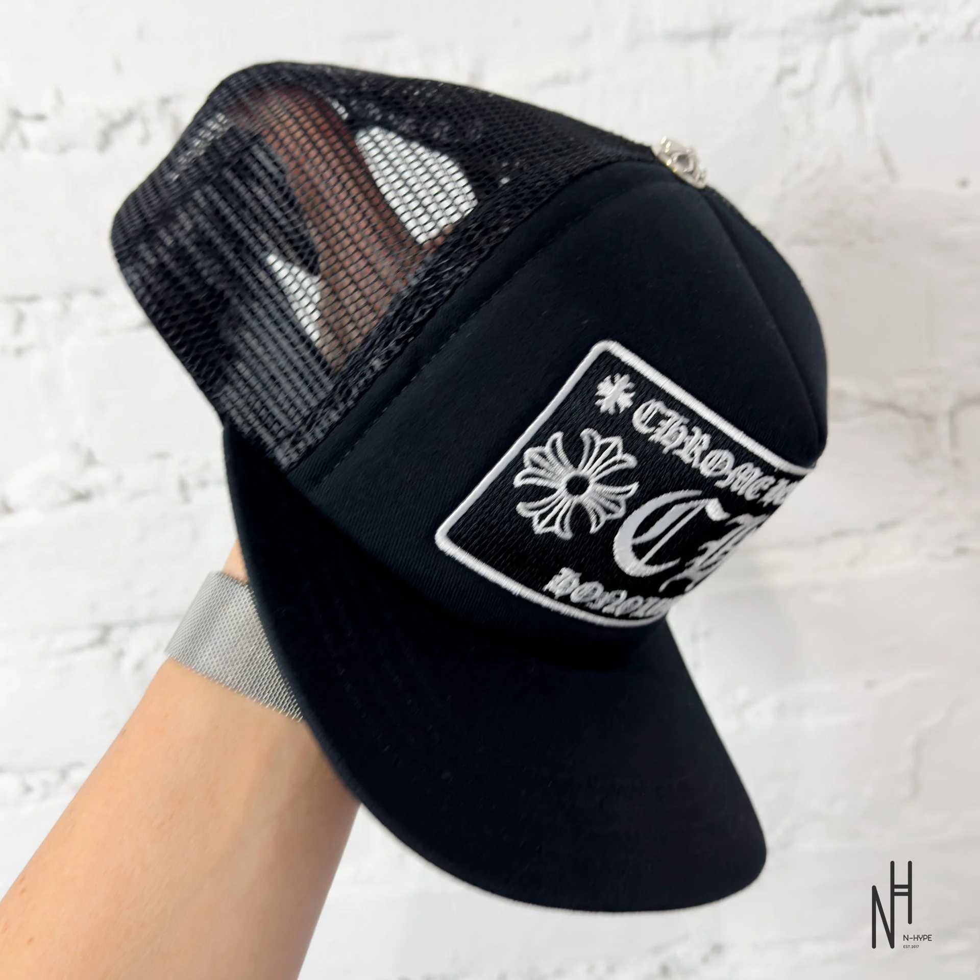 Chrome Hearts CH Honolulu Trucker Hat Black / Black - Image 5