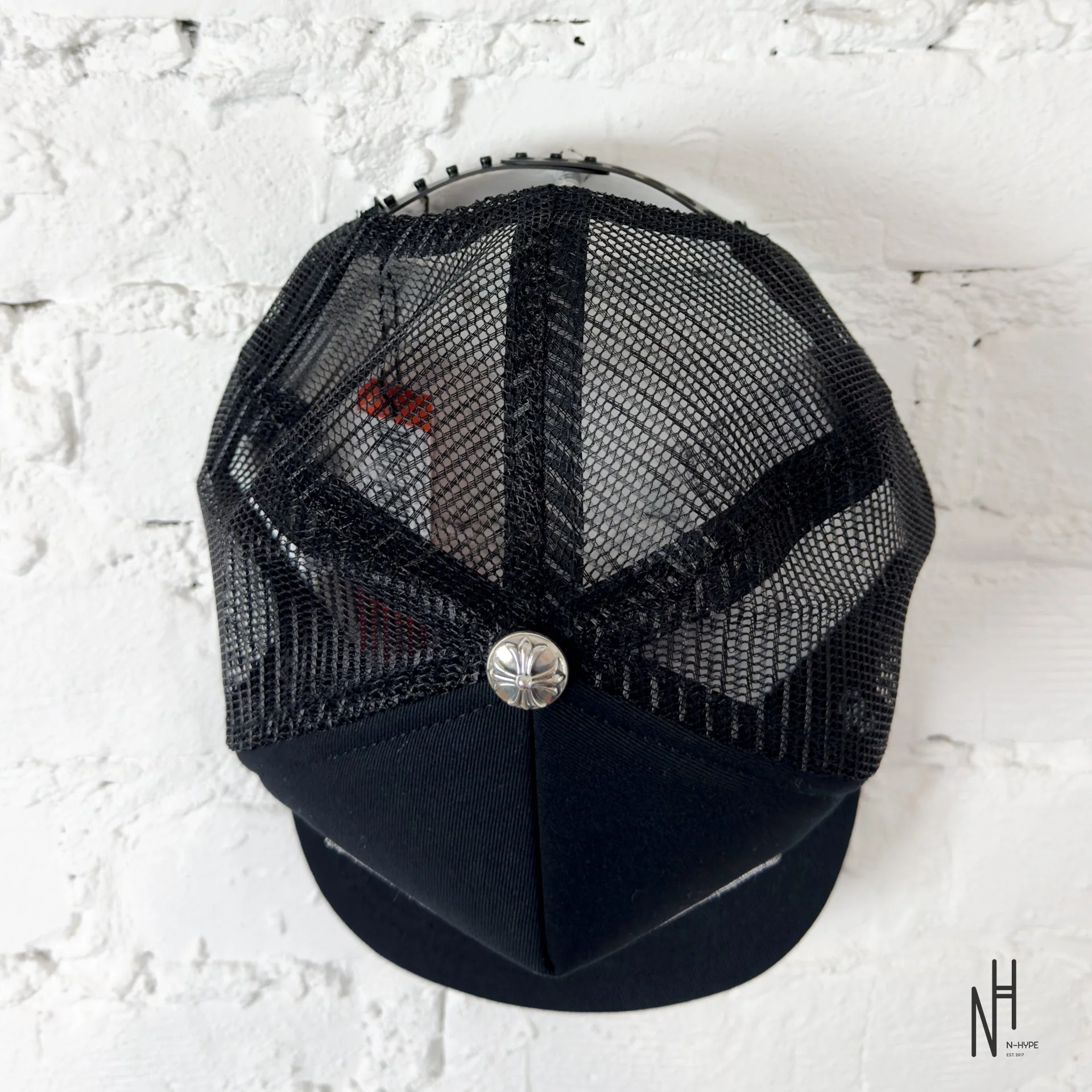 Chrome Hearts CH Las Vegas Trucker Hat Black / Black - Image 3