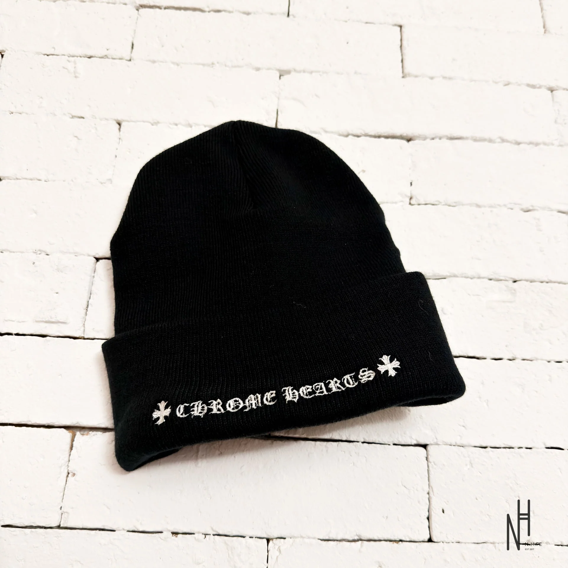 Chrome Hearts CH Logo Beanie Black - Image 2