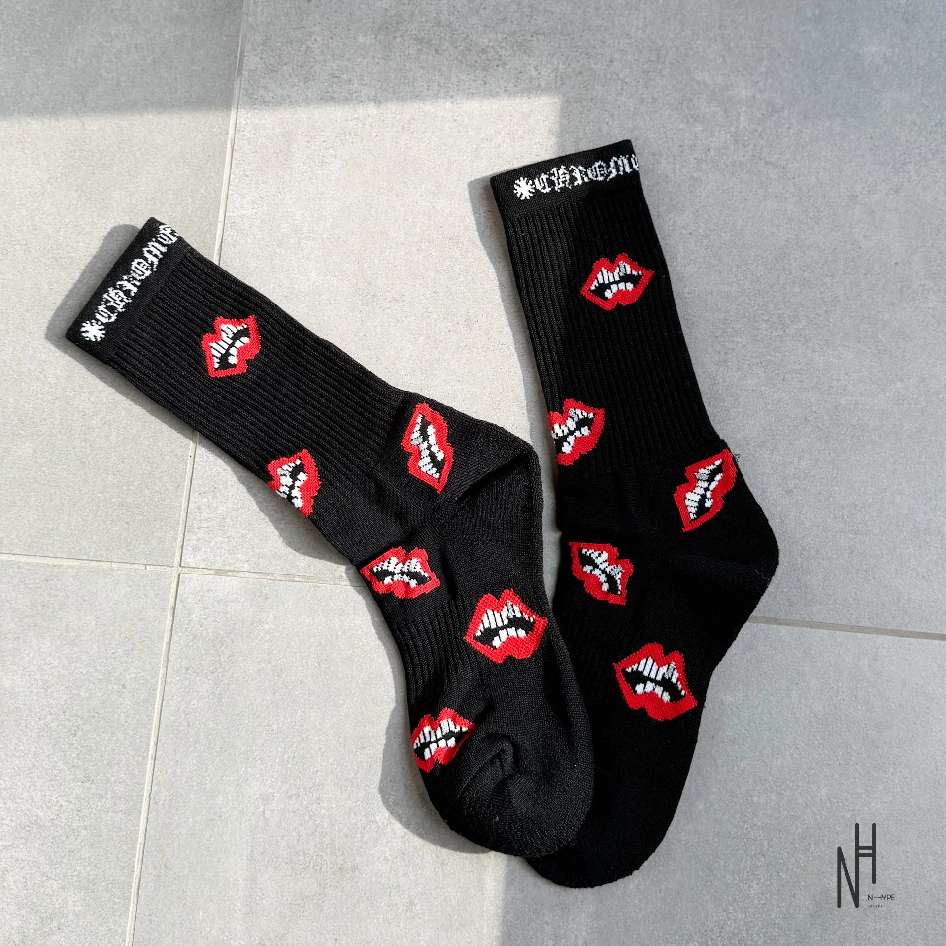 Chrome Hearts Chomper Socks /Black - Image 2