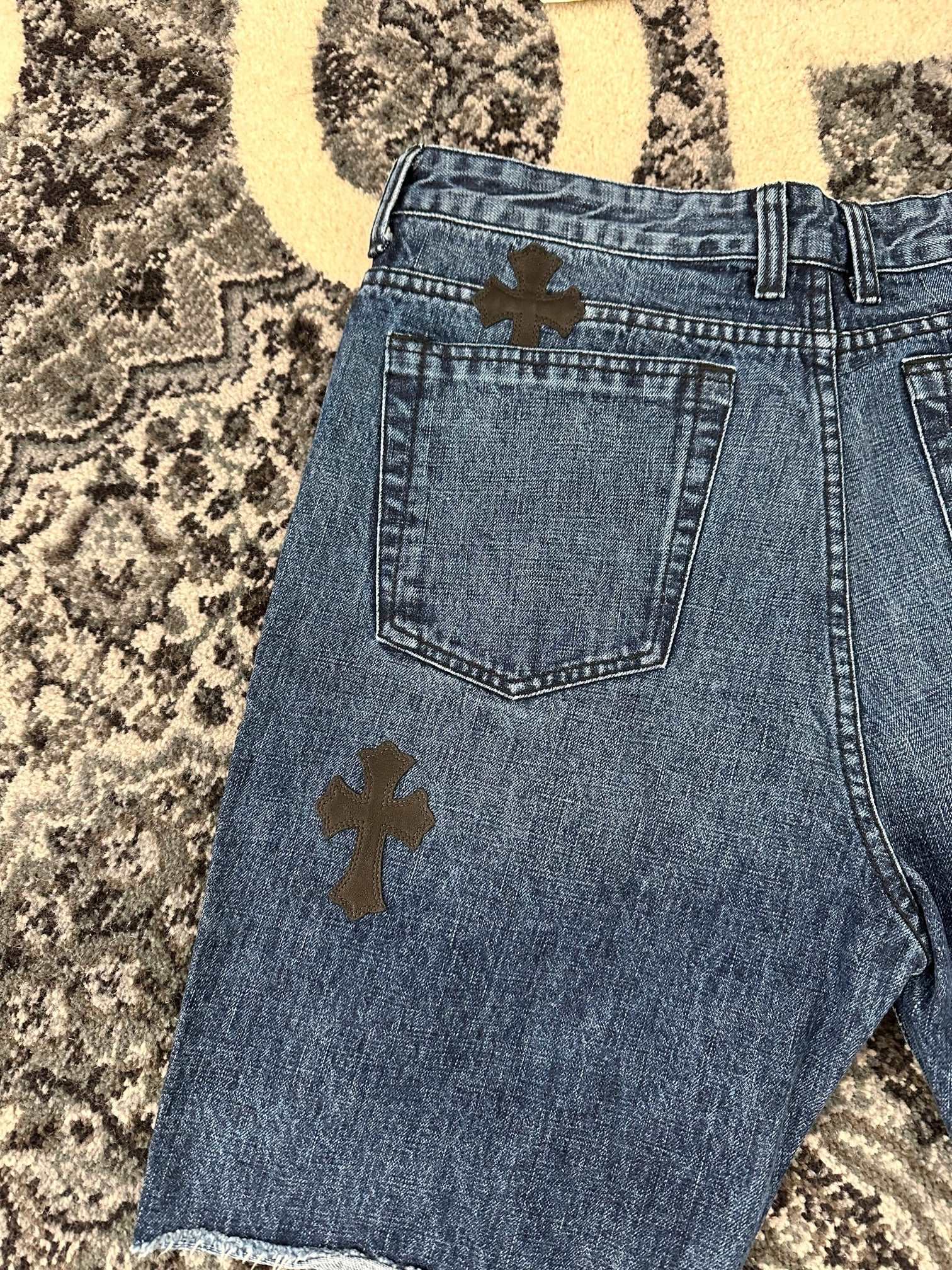 Chrome Hearts Denim Shorts - Image 5
