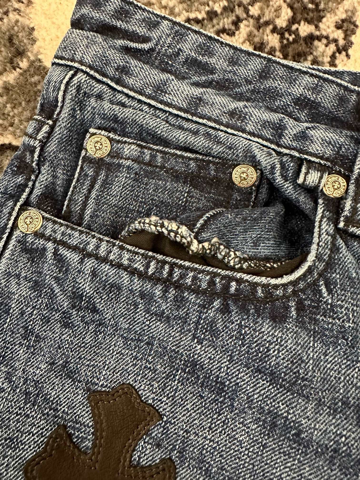 Chrome Hearts Denim Shorts - Image 8