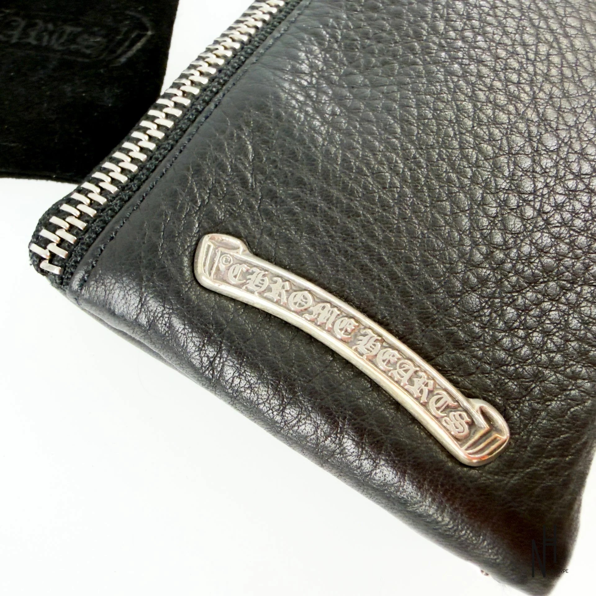 Chrome Hearts Double Zip Dagger Leather Wallet Black - Image 5