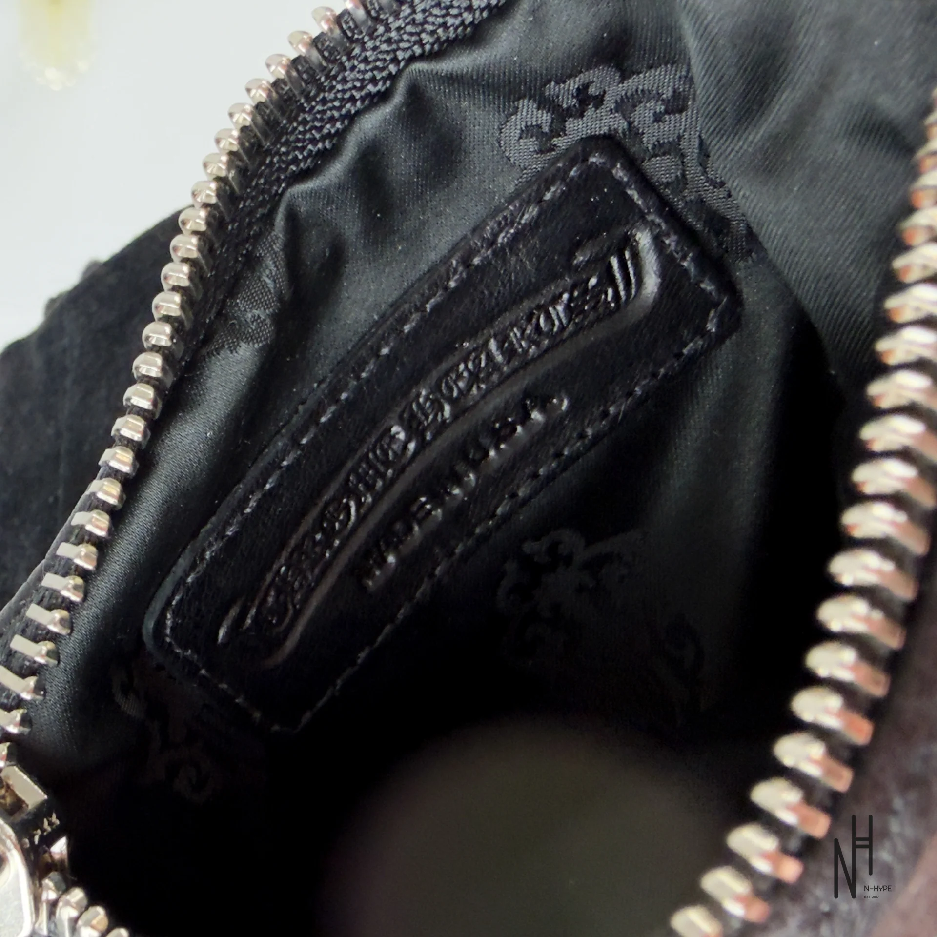 Chrome Hearts Double Zip Dagger Leather Wallet Black - Image 8