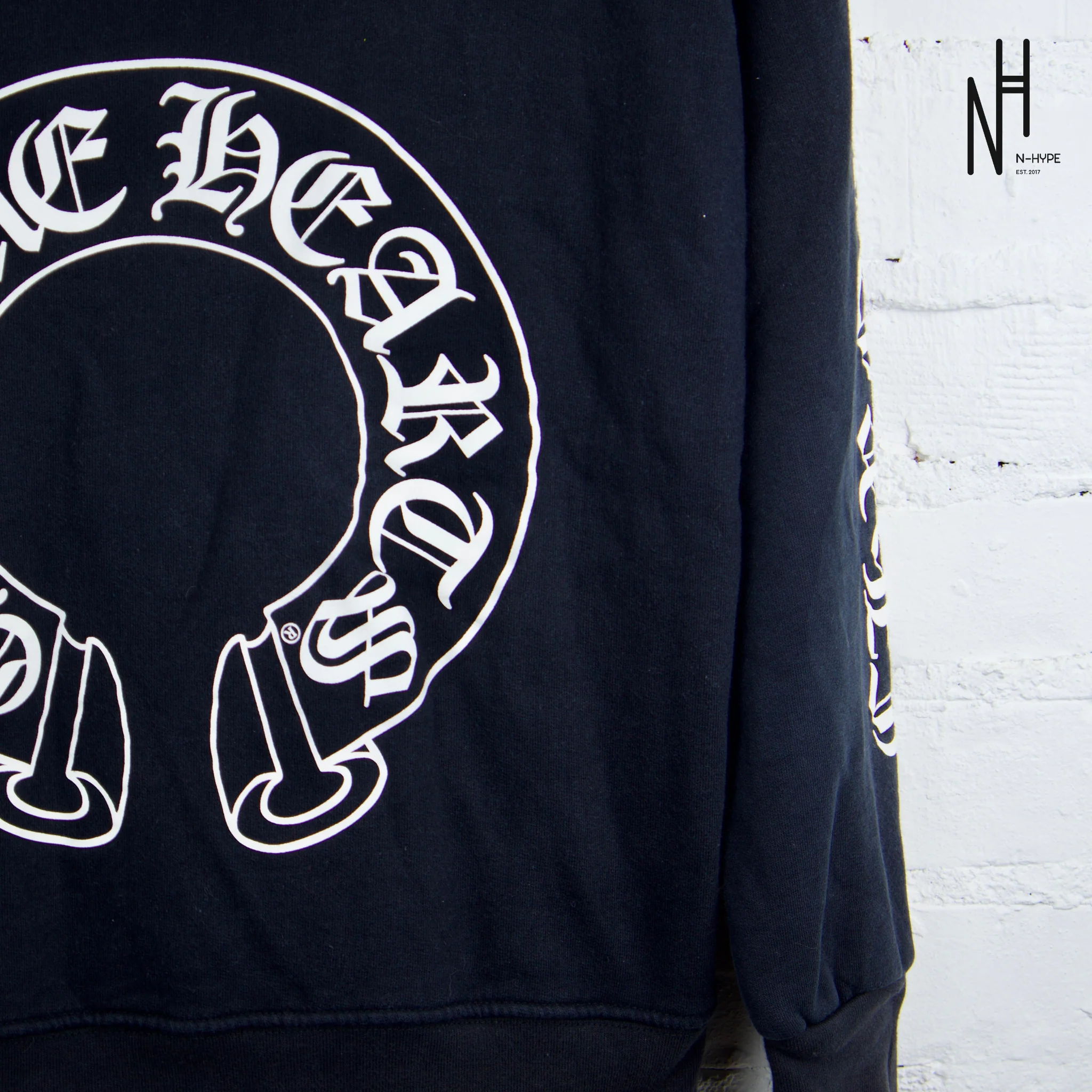 Chrome Hearts Fuck You Horseshoe Thermal Black Hoodie - Image 3