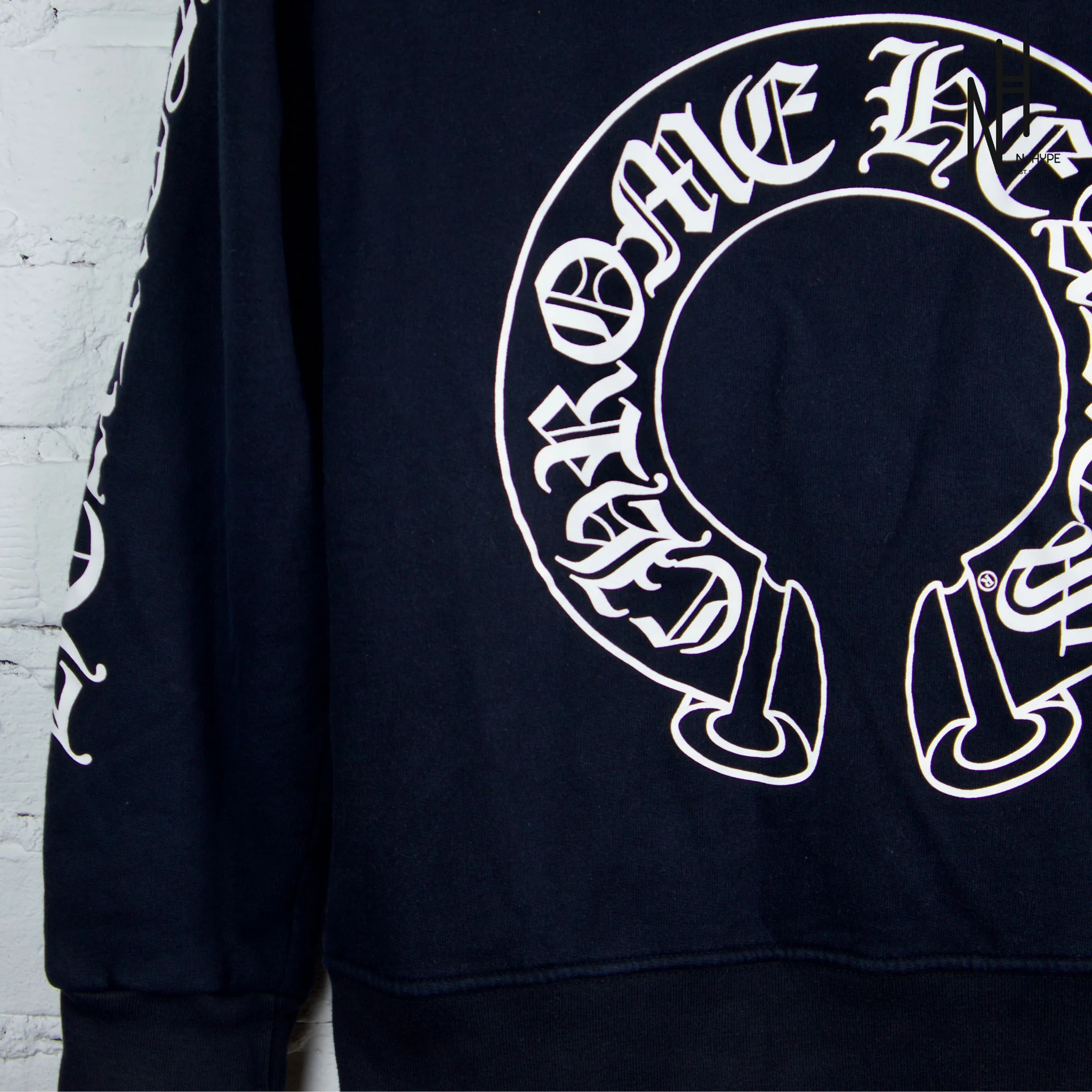 Chrome Hearts Fuck You Horseshoe Thermal Black Hoodie - Image 4