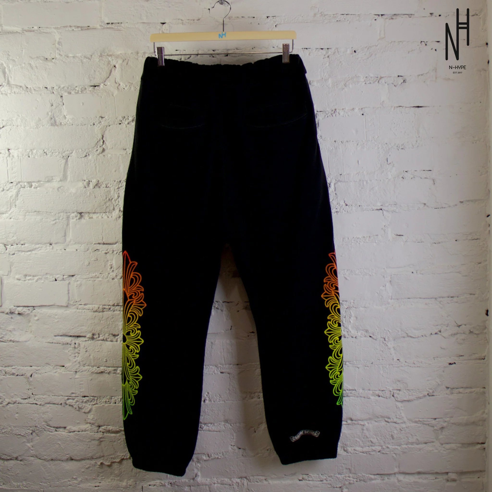 Chrome Hearts Gradient Sweatpants Black - Image 2