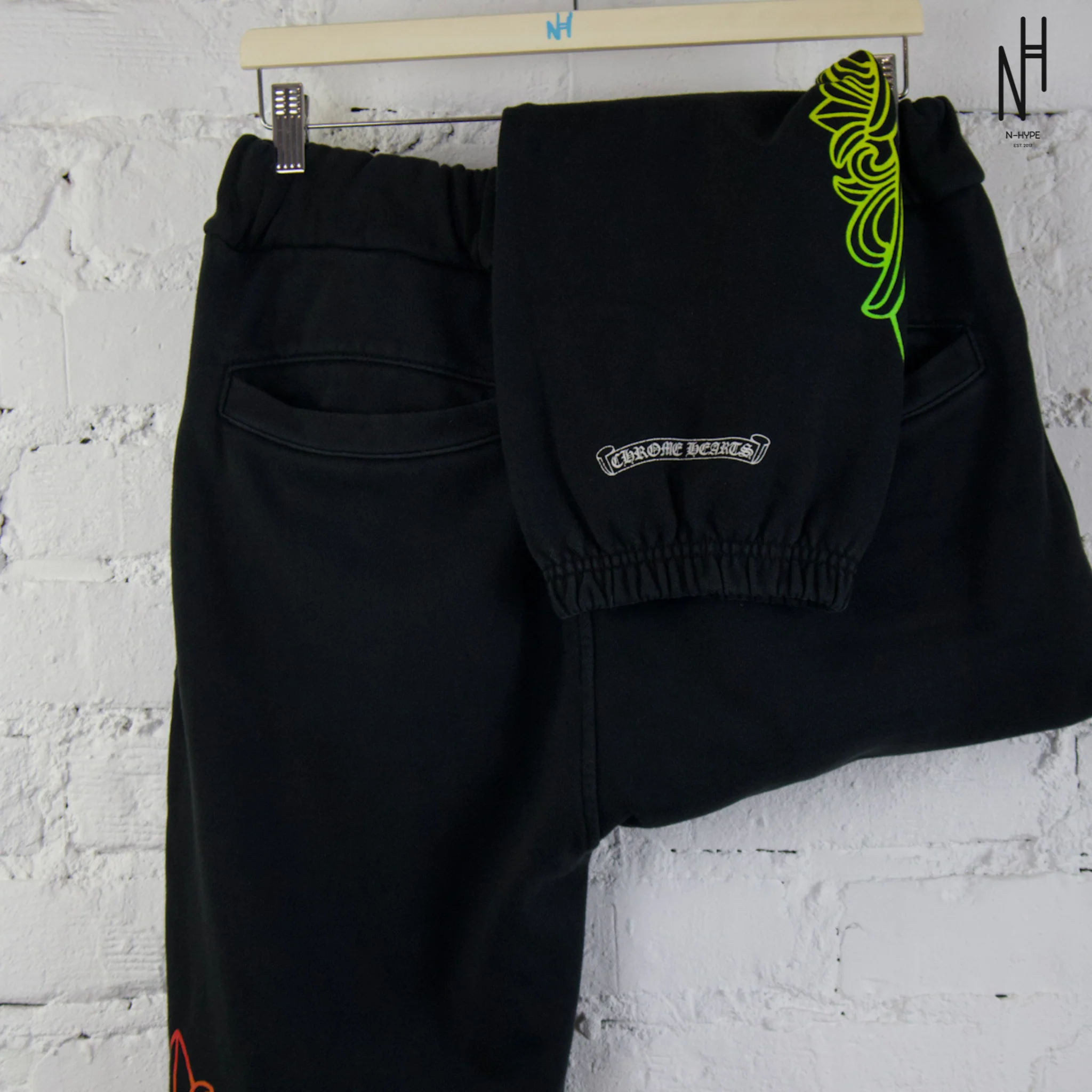 Chrome Hearts Gradient Sweatpants Black - Image 3