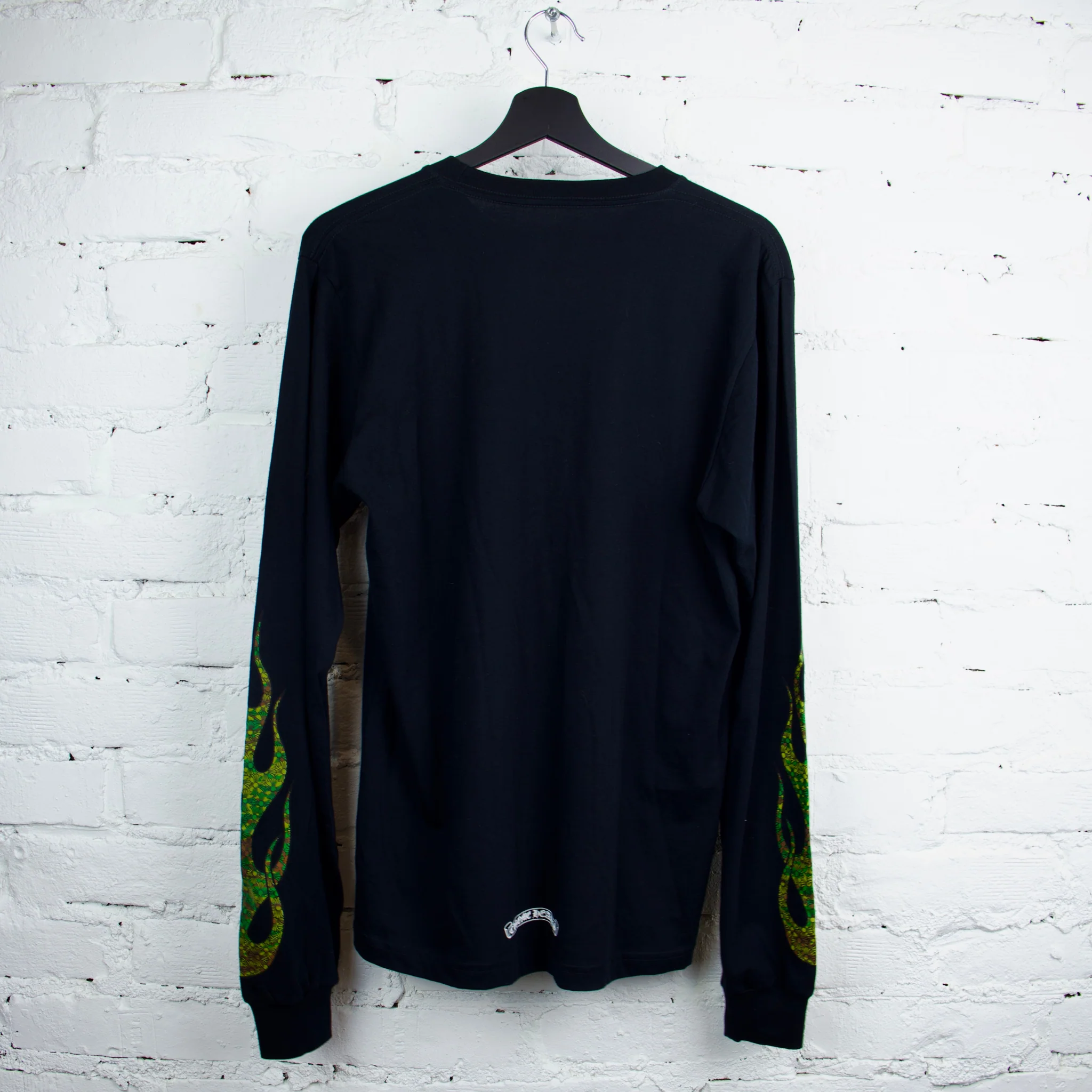 Chrome Hearts Green Camo Flames Longsleeve Tshirt - Image 2