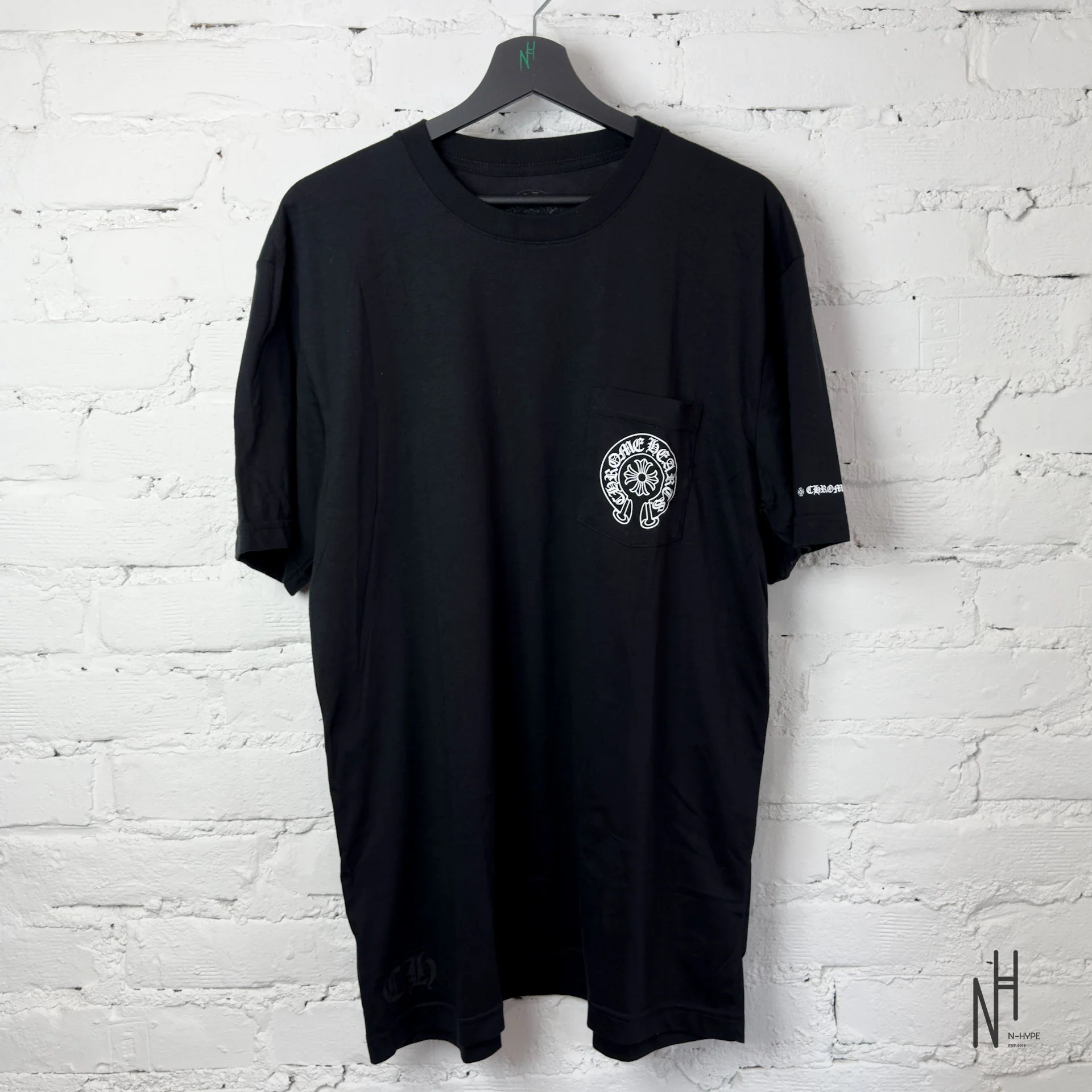 Chrome Hearts Horse Shoe Logo Pocket T-shirt /Black