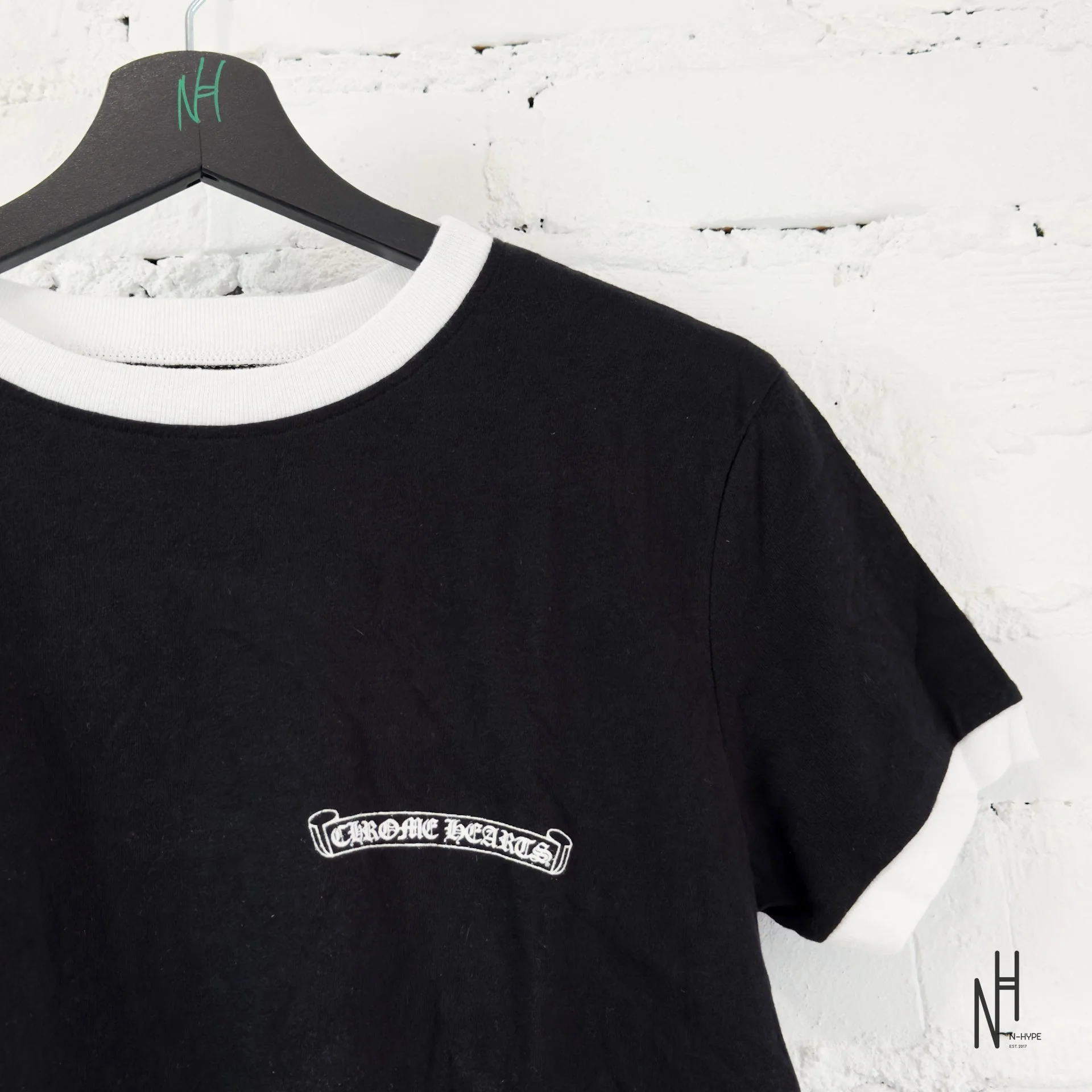 Chrome Hearts Horseshoe Baby Black Tee - Image 2