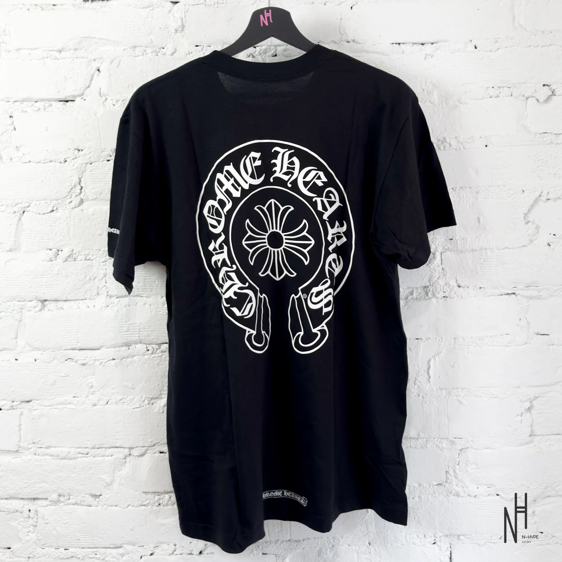 Chrome Hearts Horseshoe Black Pocket Tee - Image 4