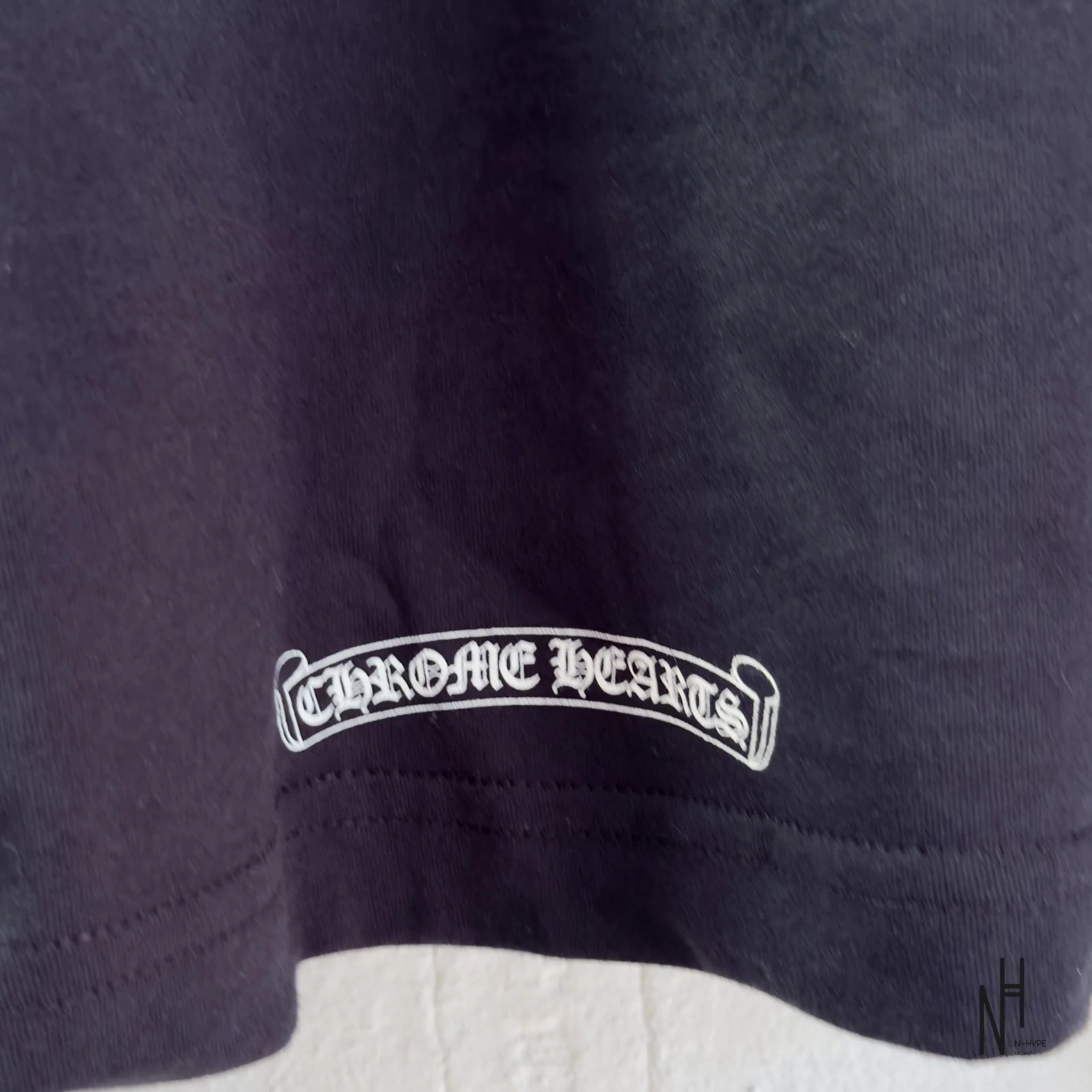 Chrome Hearts Horseshoe Black Pocket Tee - Image 5