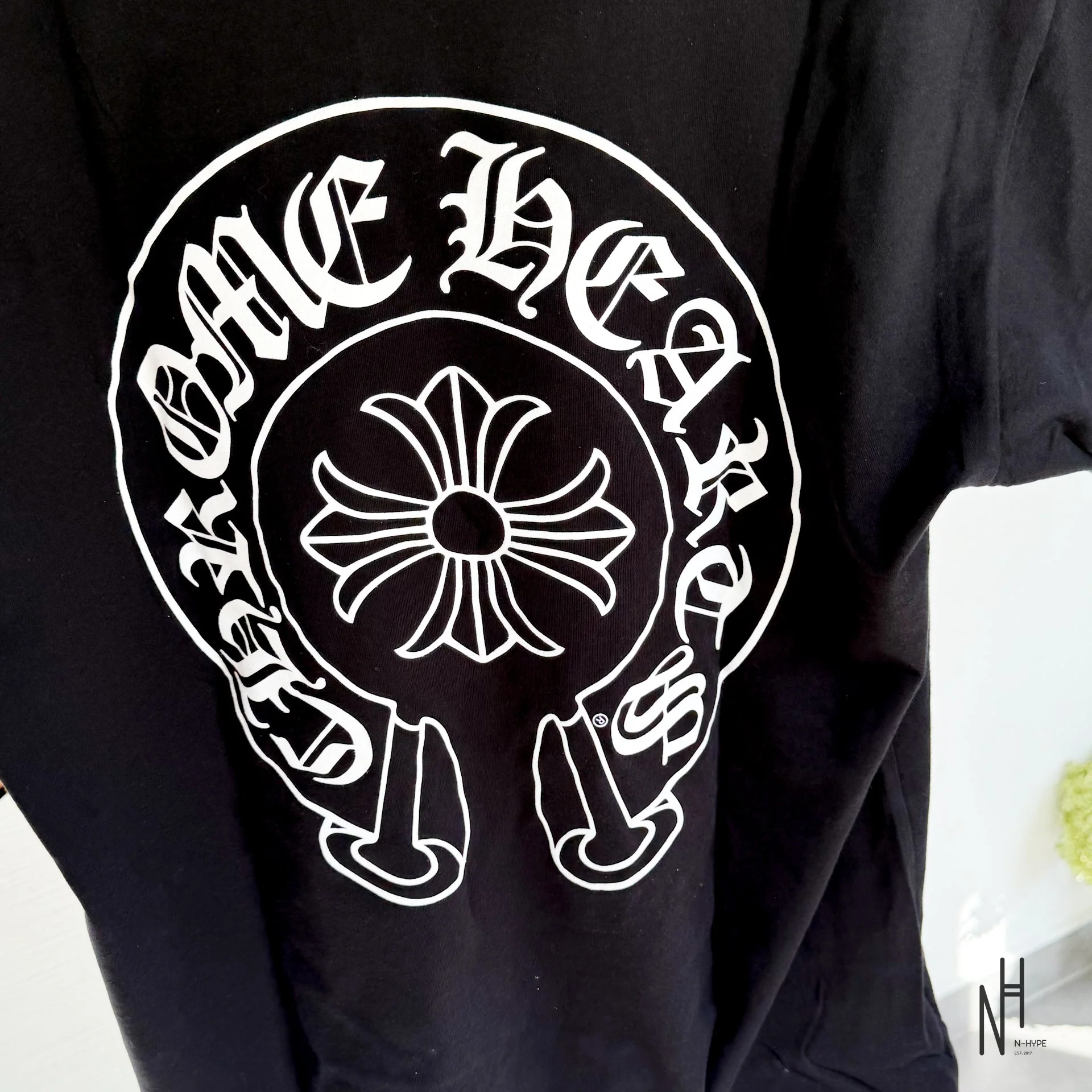 Chrome Hearts Horseshoe Black Pocket Tee - Image 6