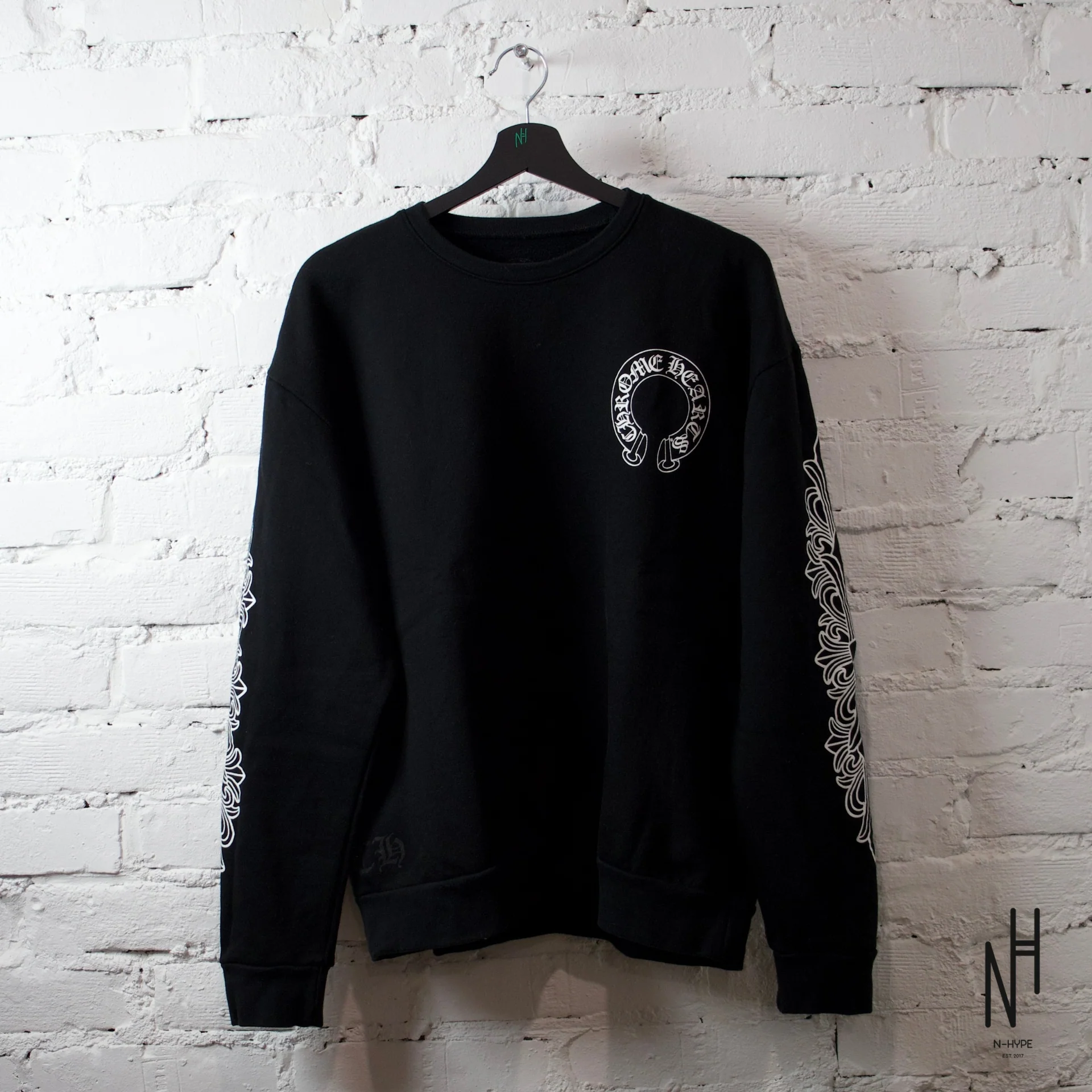 Chrome Hearts Horseshoe Crewneck Black