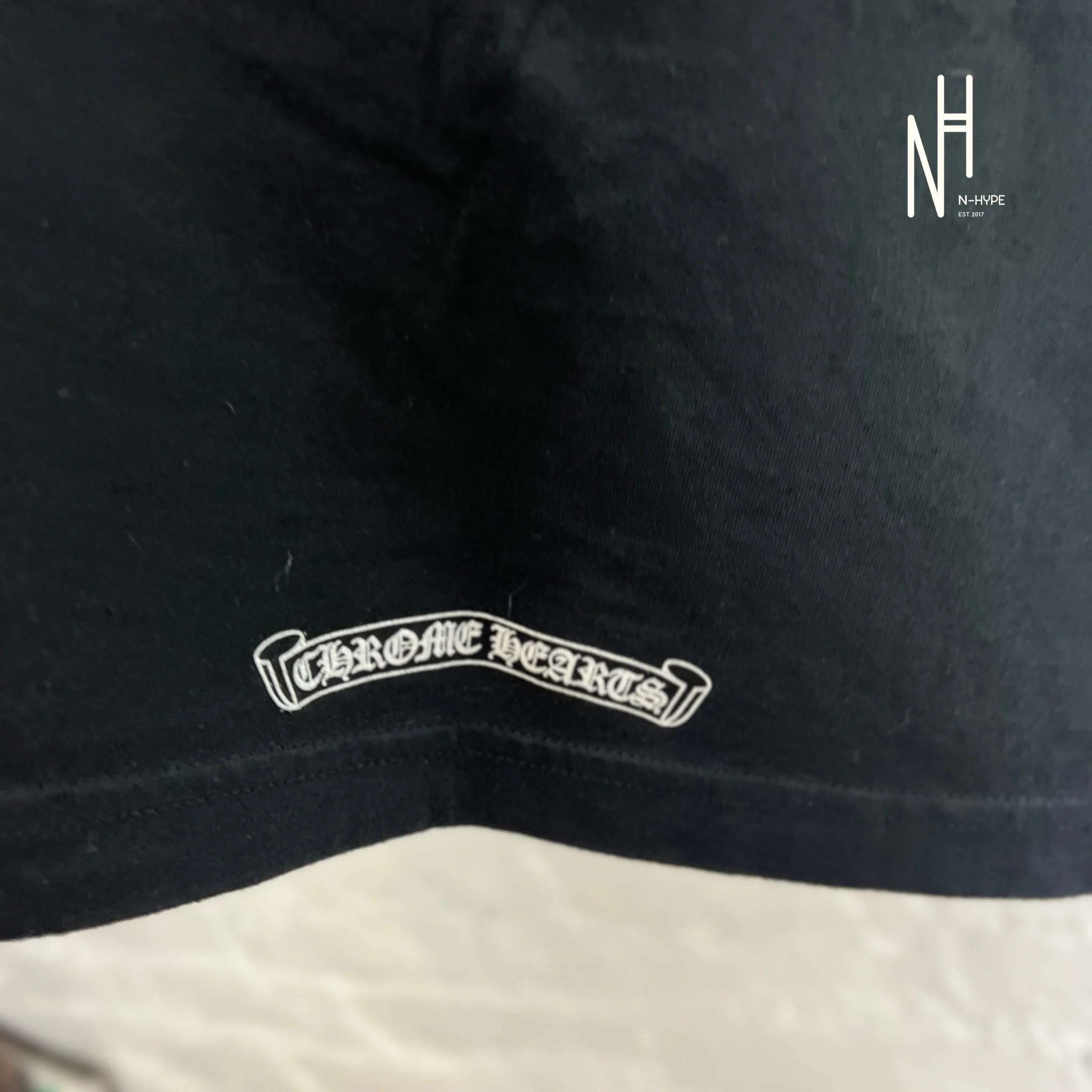Chrome Hearts Horseshoe Logo Pocket T-shirt Black - Image 3