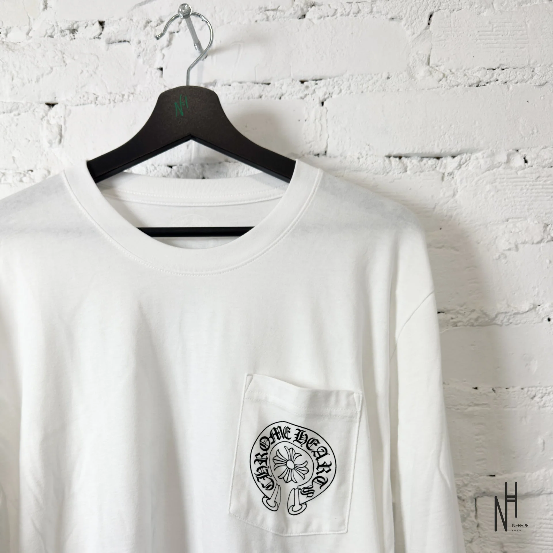 Chrome Hearts Longsleeve White Horseshoe - Image 2